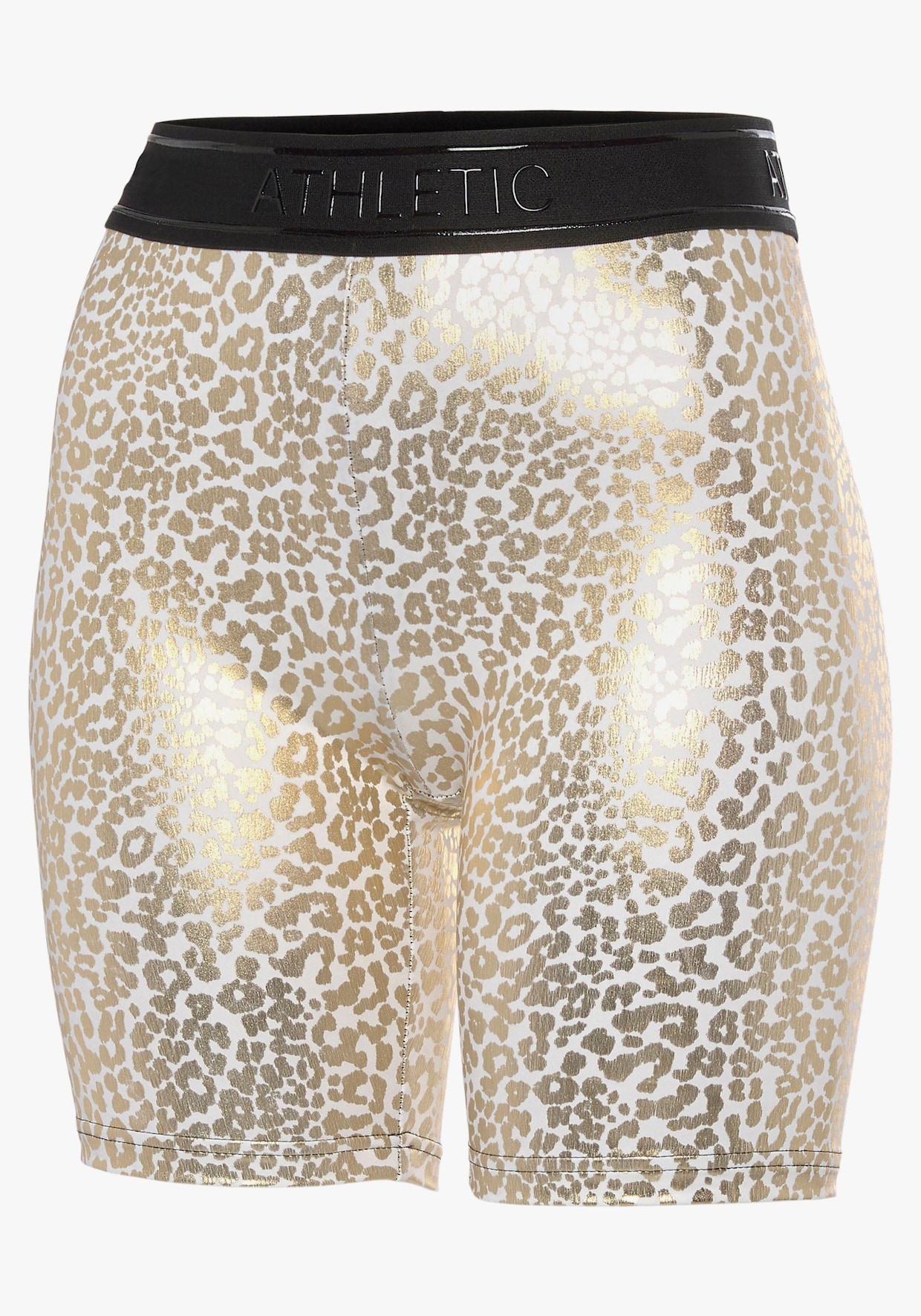 LASCANA ACTIVE Funktionsshorts - gold, weiß