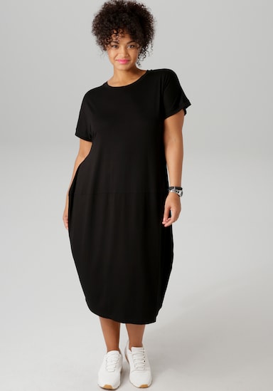 Aniston PLUS Jerseykleid - schwarz