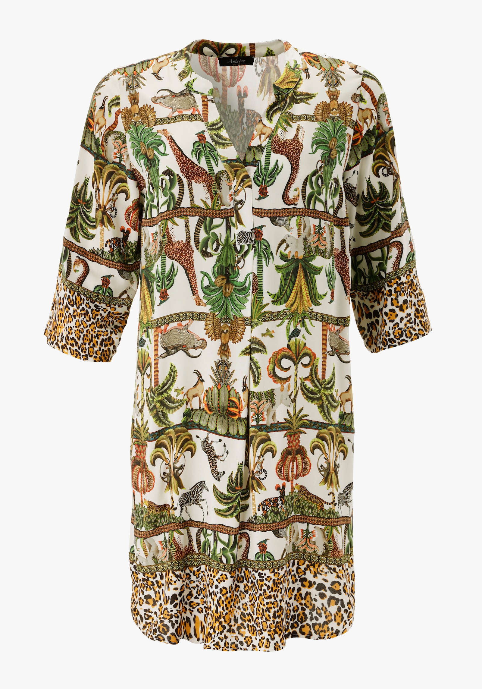 Aniston PLUS Blusenkleid - bunt