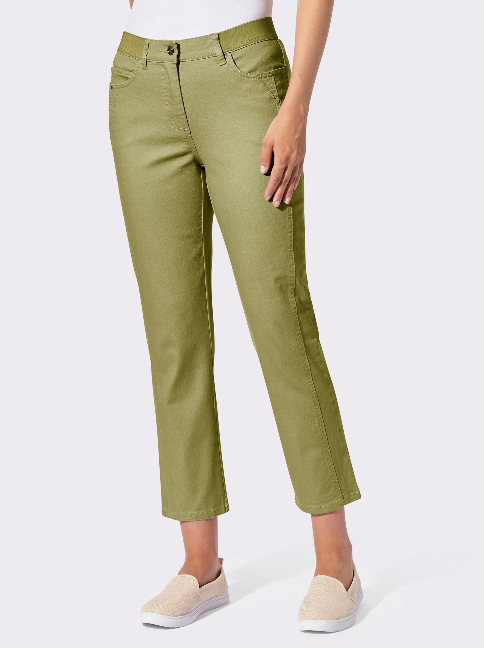 7/8-Hose in 5-Pocket-Form - schilf