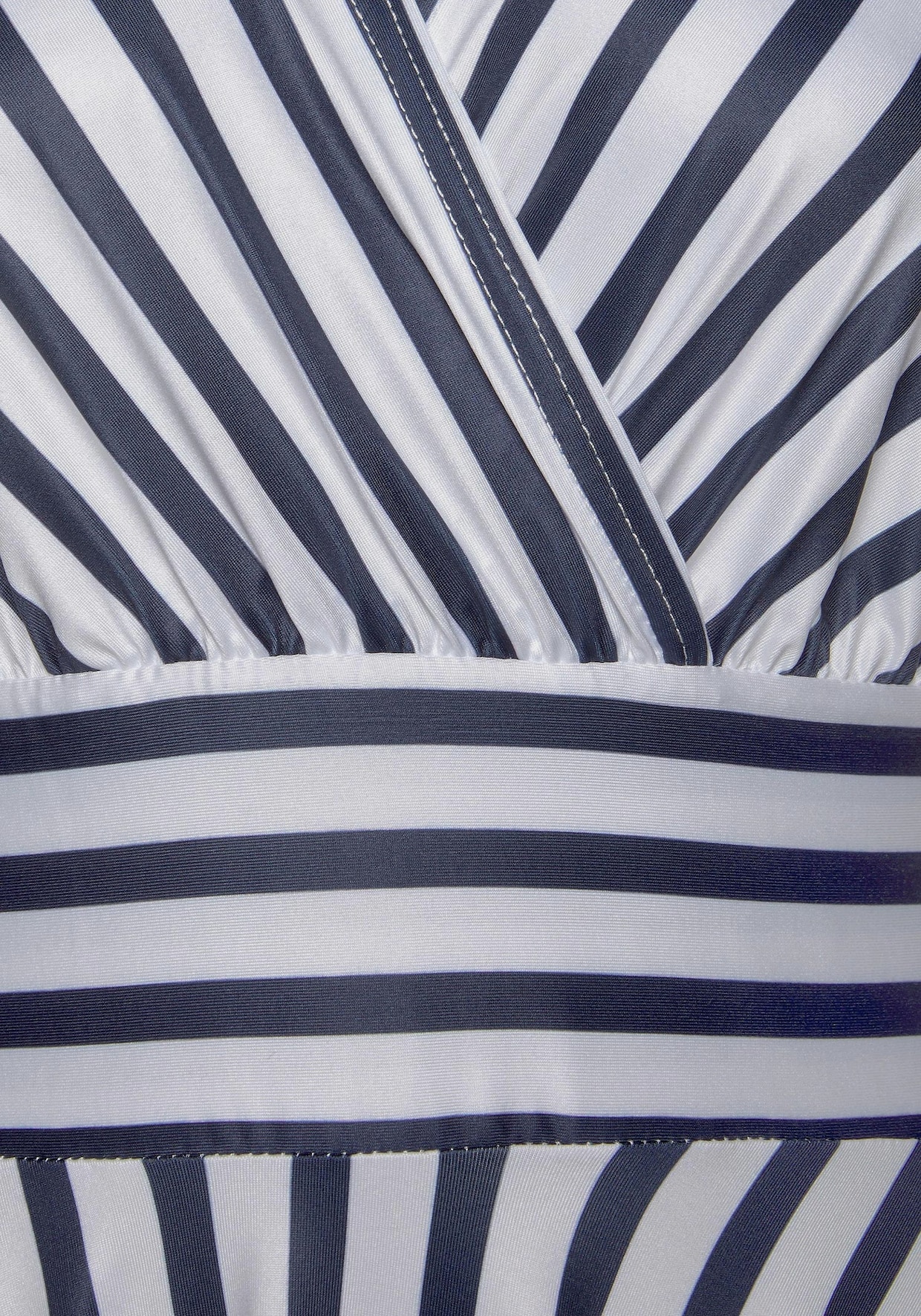 LASCANA Sommerkleid - marine-weiß-gestreift