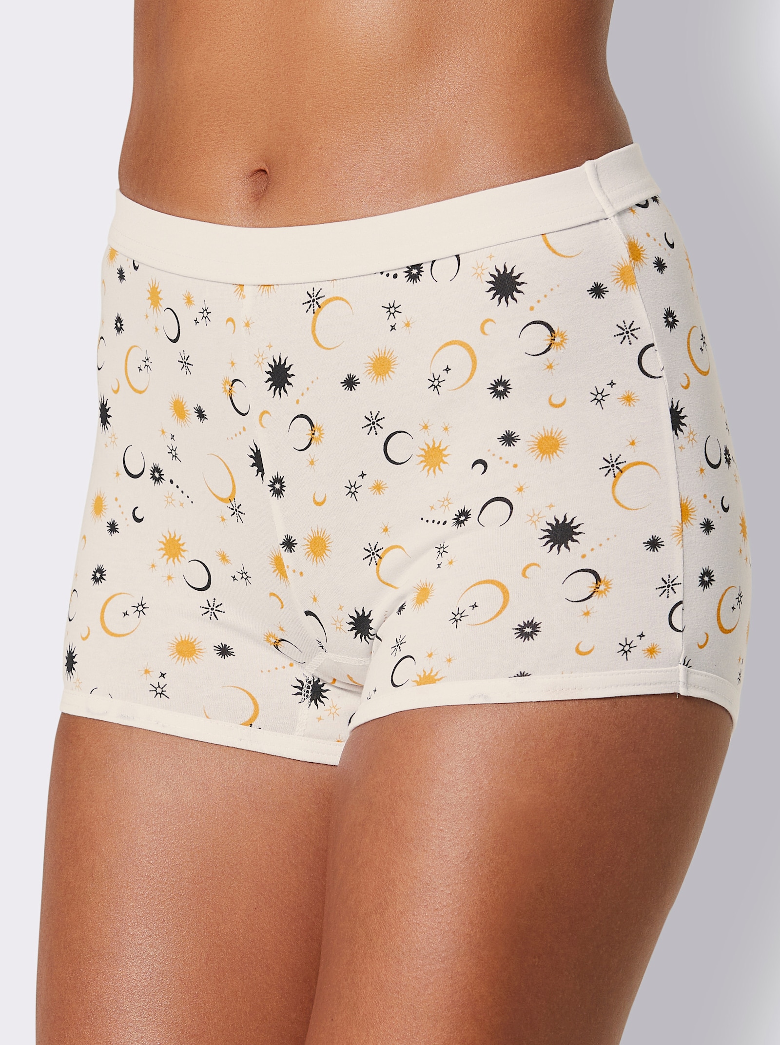 wäschepur Panty mit Sternen-Druck - weiß-bedruckt