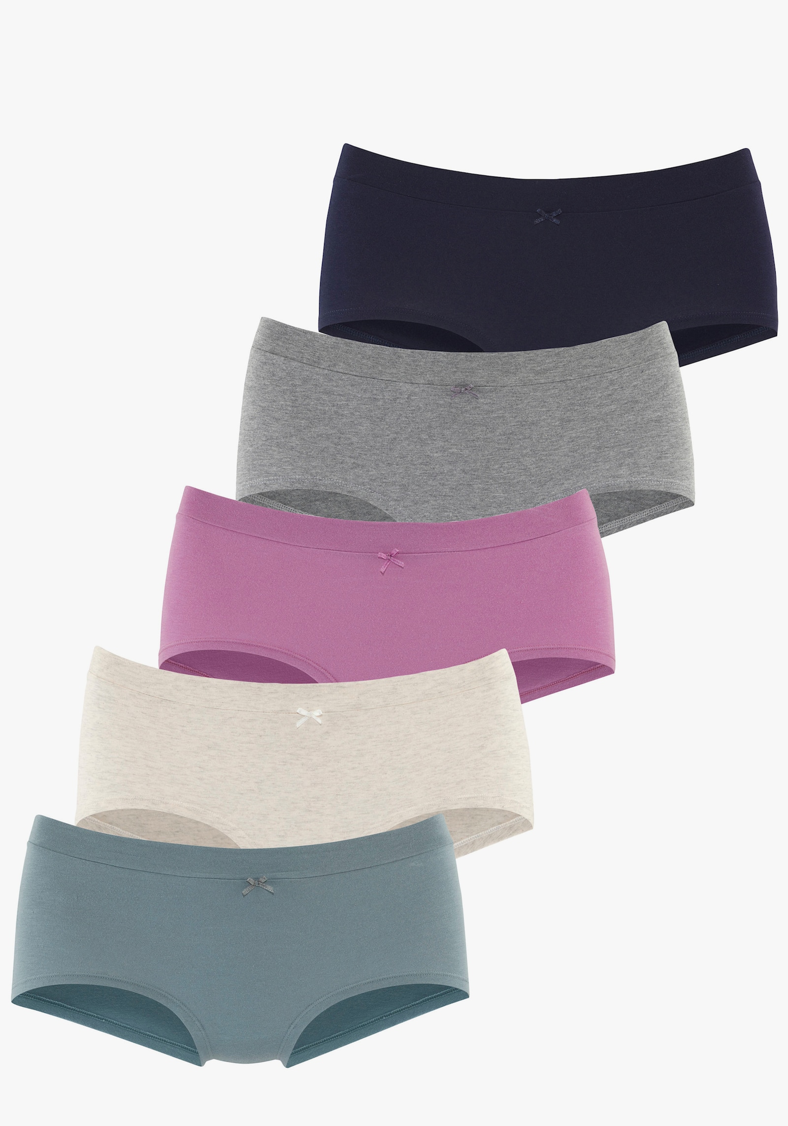 Vivance Panty - antraciet gemêleerd, beige gemêleerd, lila, eucalyptus, navy