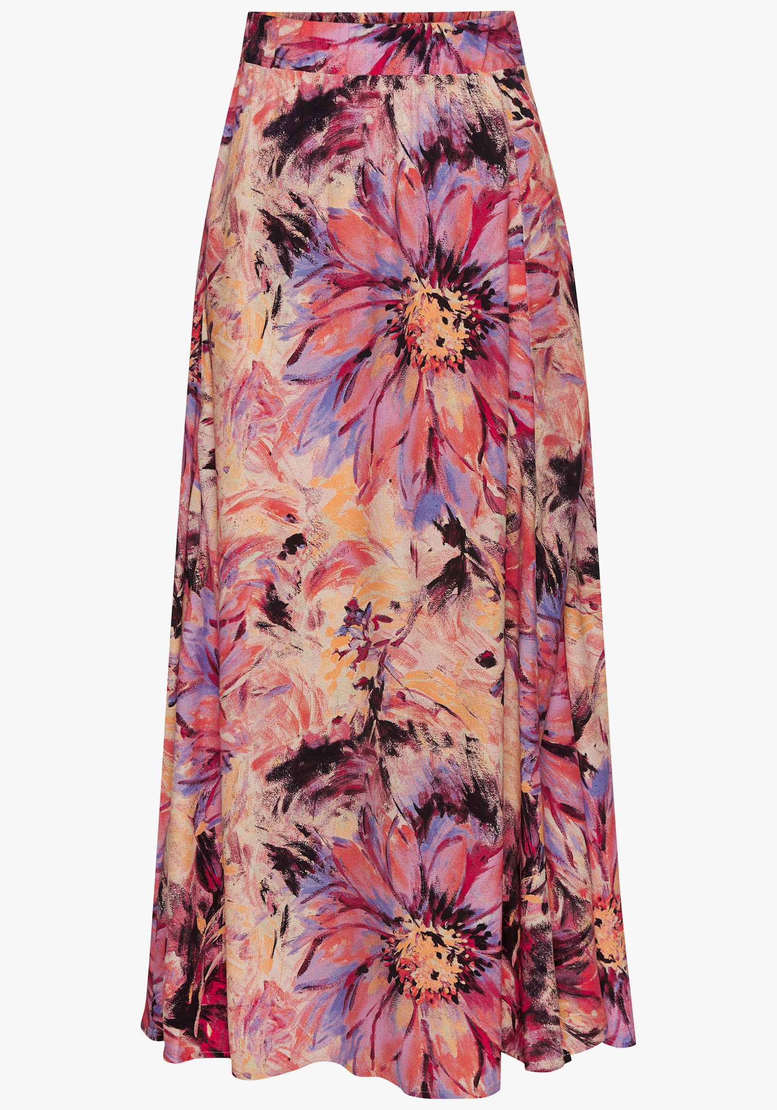 LASCANA Jupe longue - fuchsia imprimé