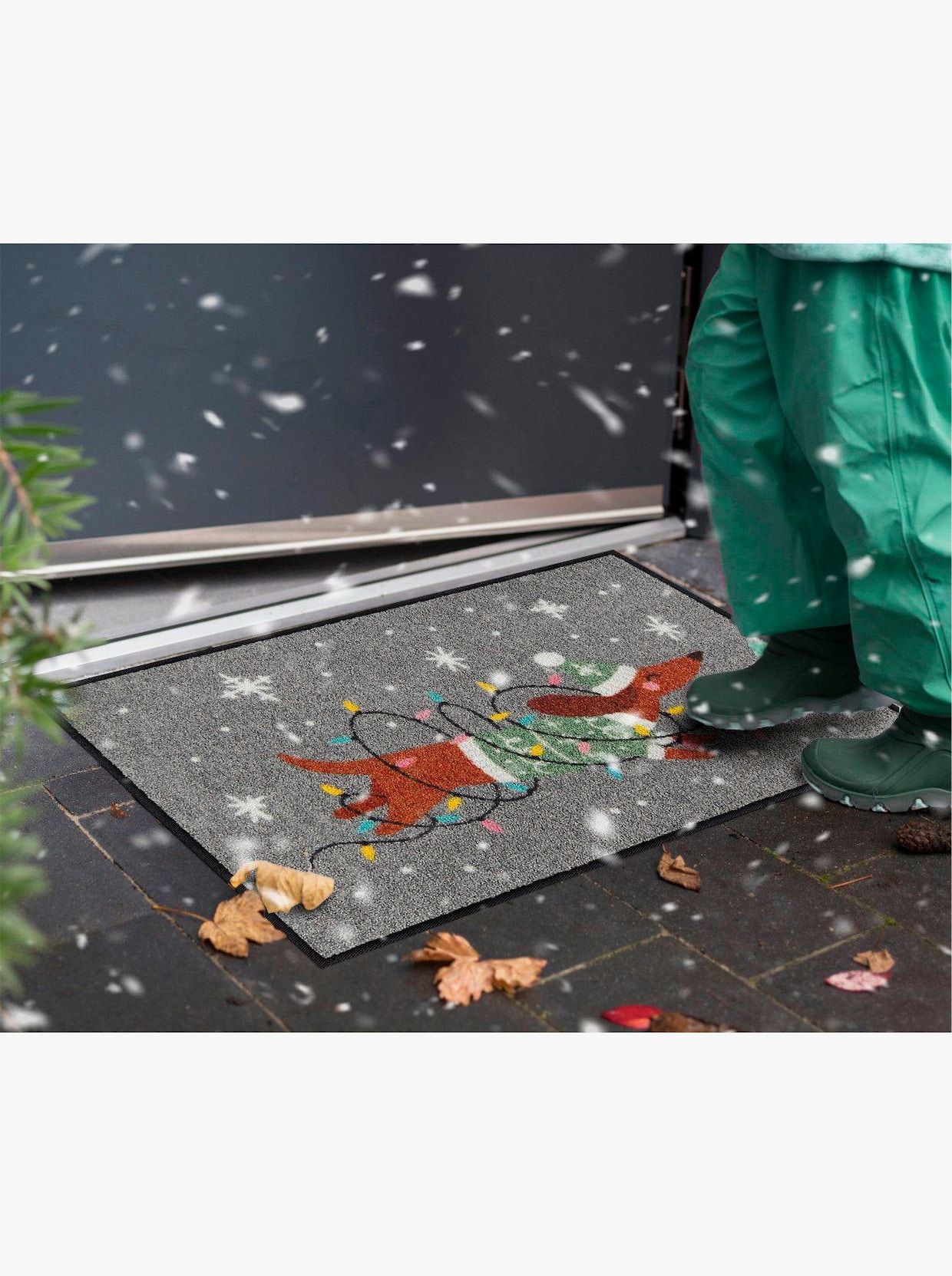 Salonloewe Fußmatte - grau-bunt