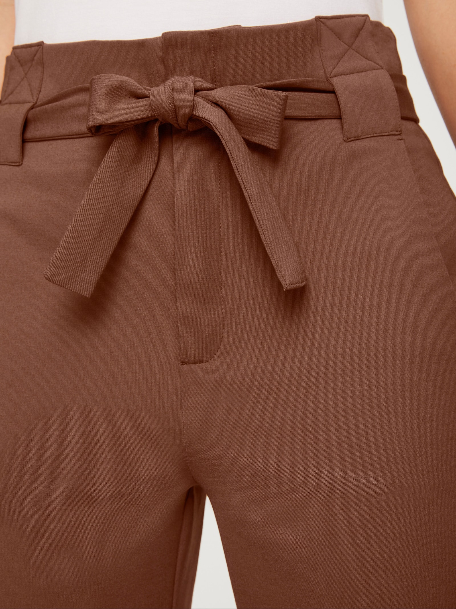 heine Paperbag-Hose in weich fliessender Qualität - nussbaum