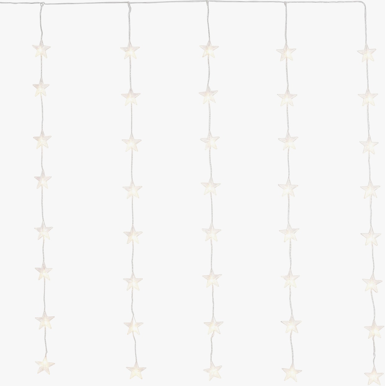 my home Lichtervorhang - transparent