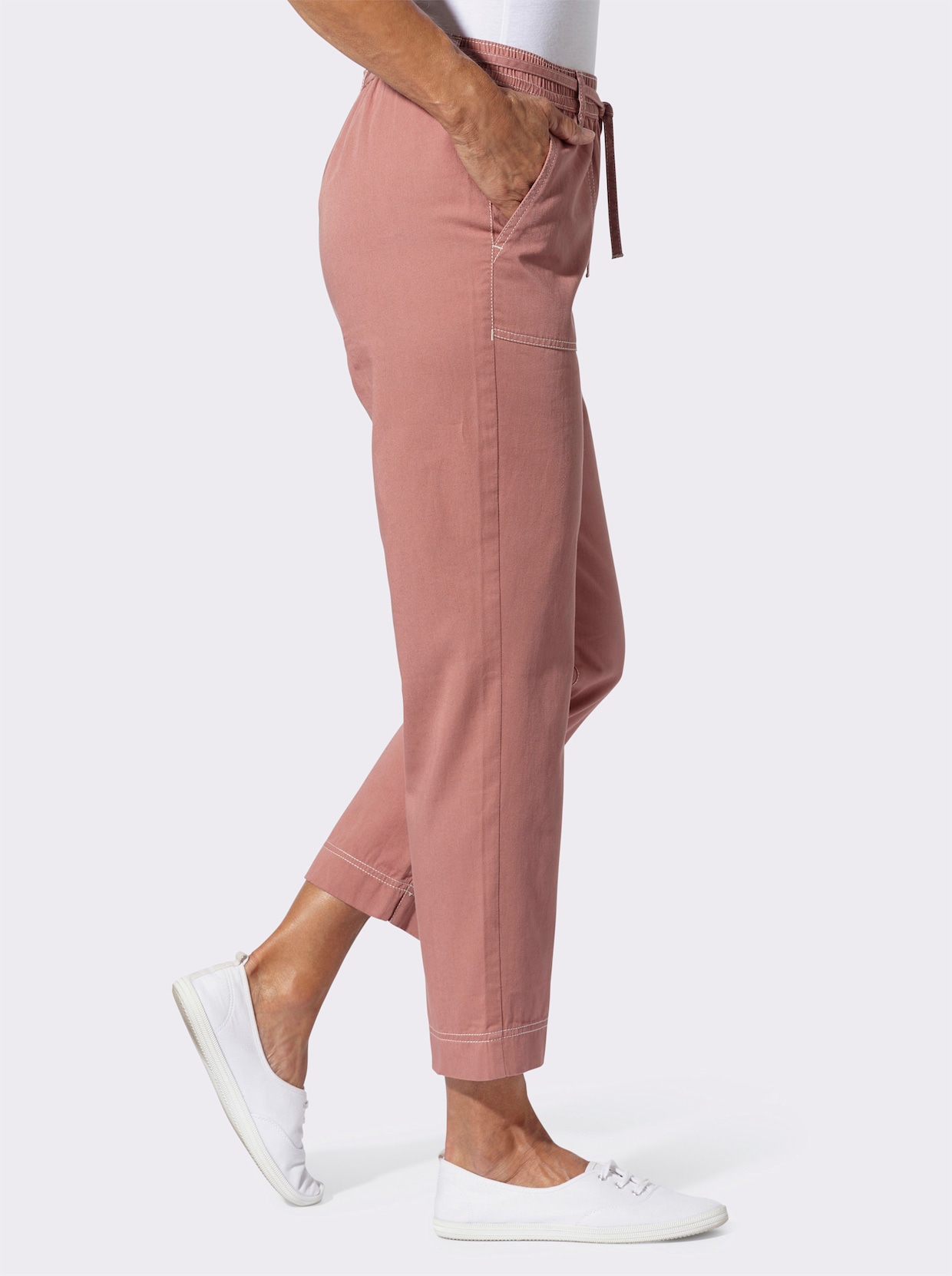 7/8-Jeans - rosenholz