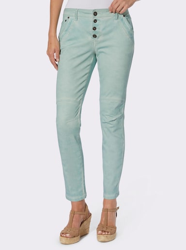 heine 5-Pocket-Jeans im Boyfriend-Style - kalkmint