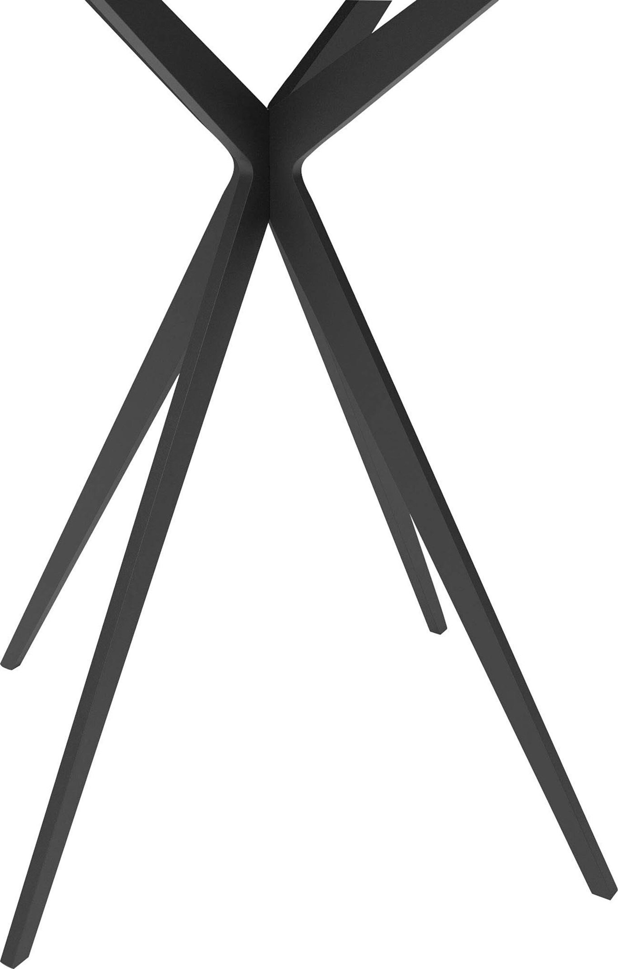 Möbel Tische JOOP  Beistelltisch in matt-schwarz/ transparent-grau 