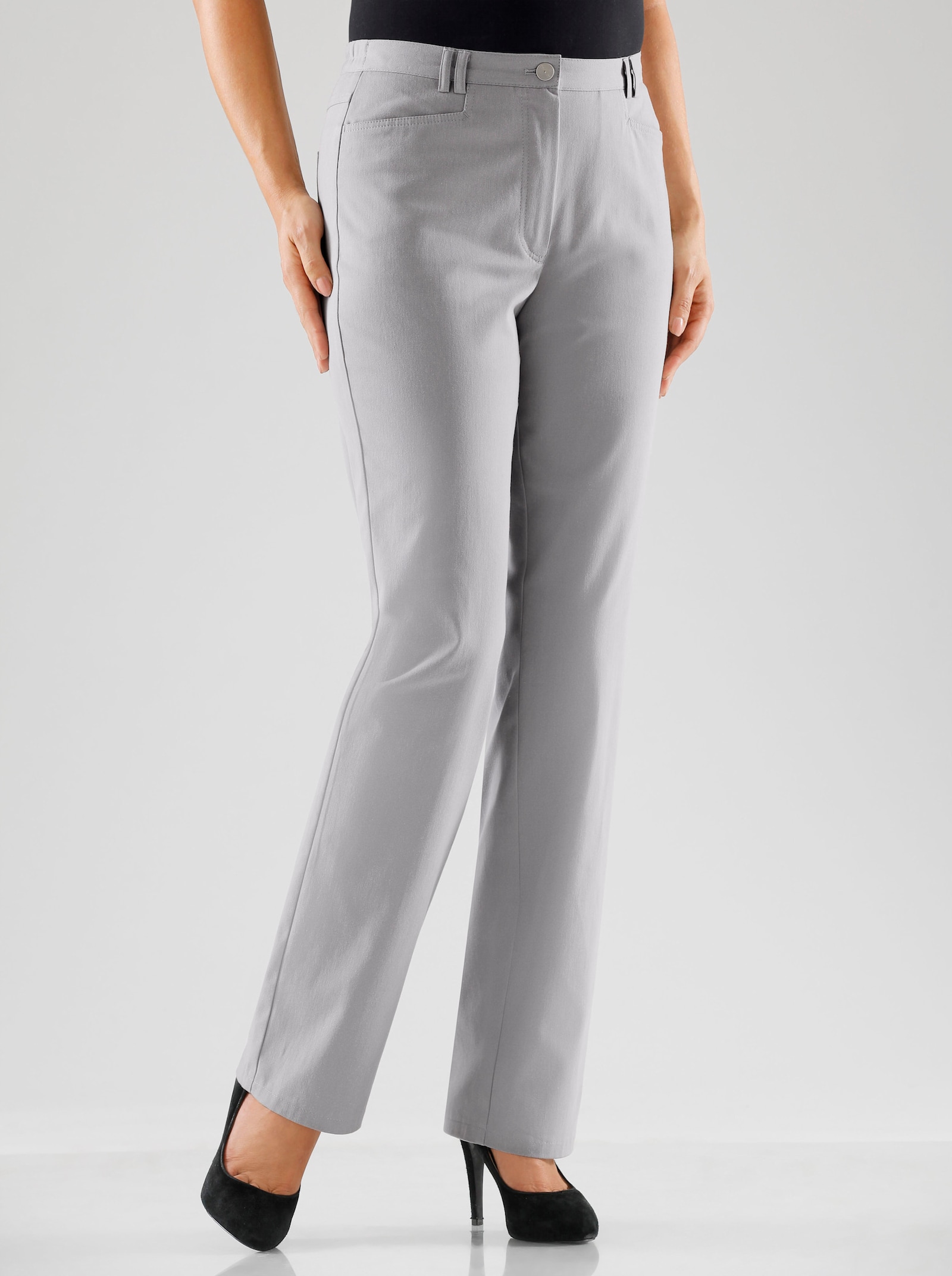 Cosma Funktionshose schmutzabweisend und knitterarm - hellgrau