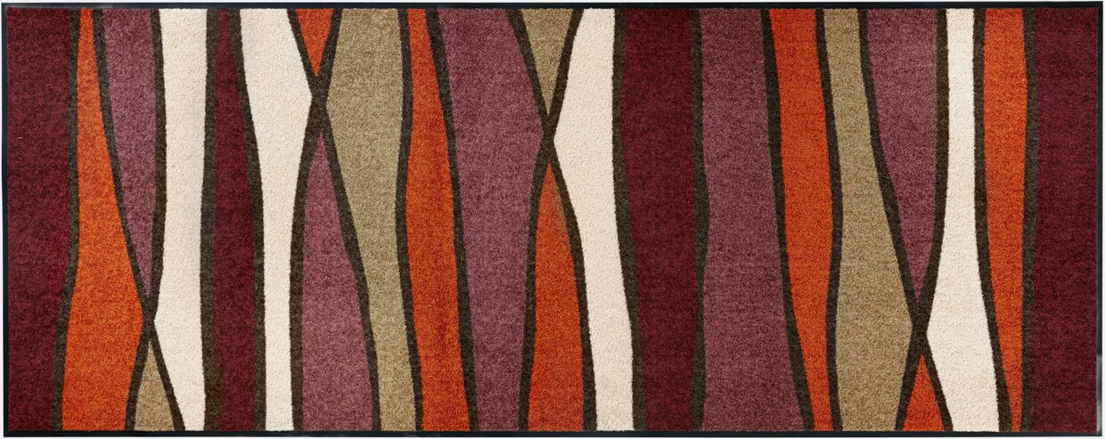 heine home Fußmatte - bordeaux-taupe