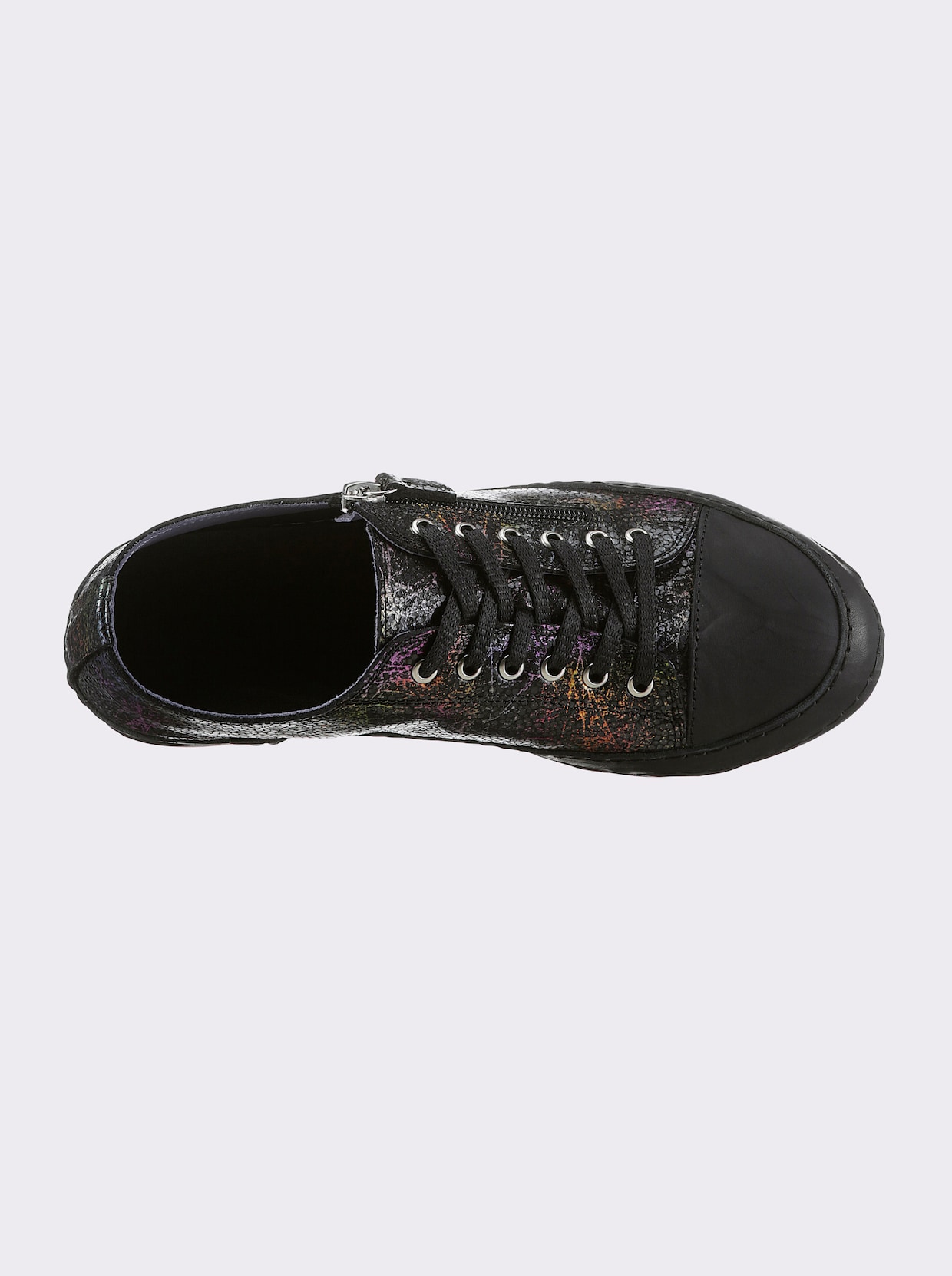 heine Sneaker - zwart/bont