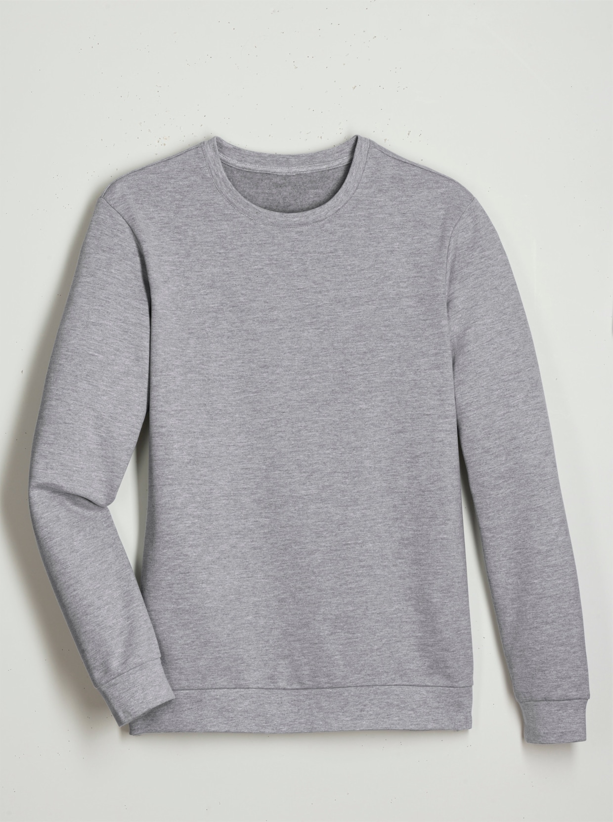 Sweatshirt - ljusgrå, melerad