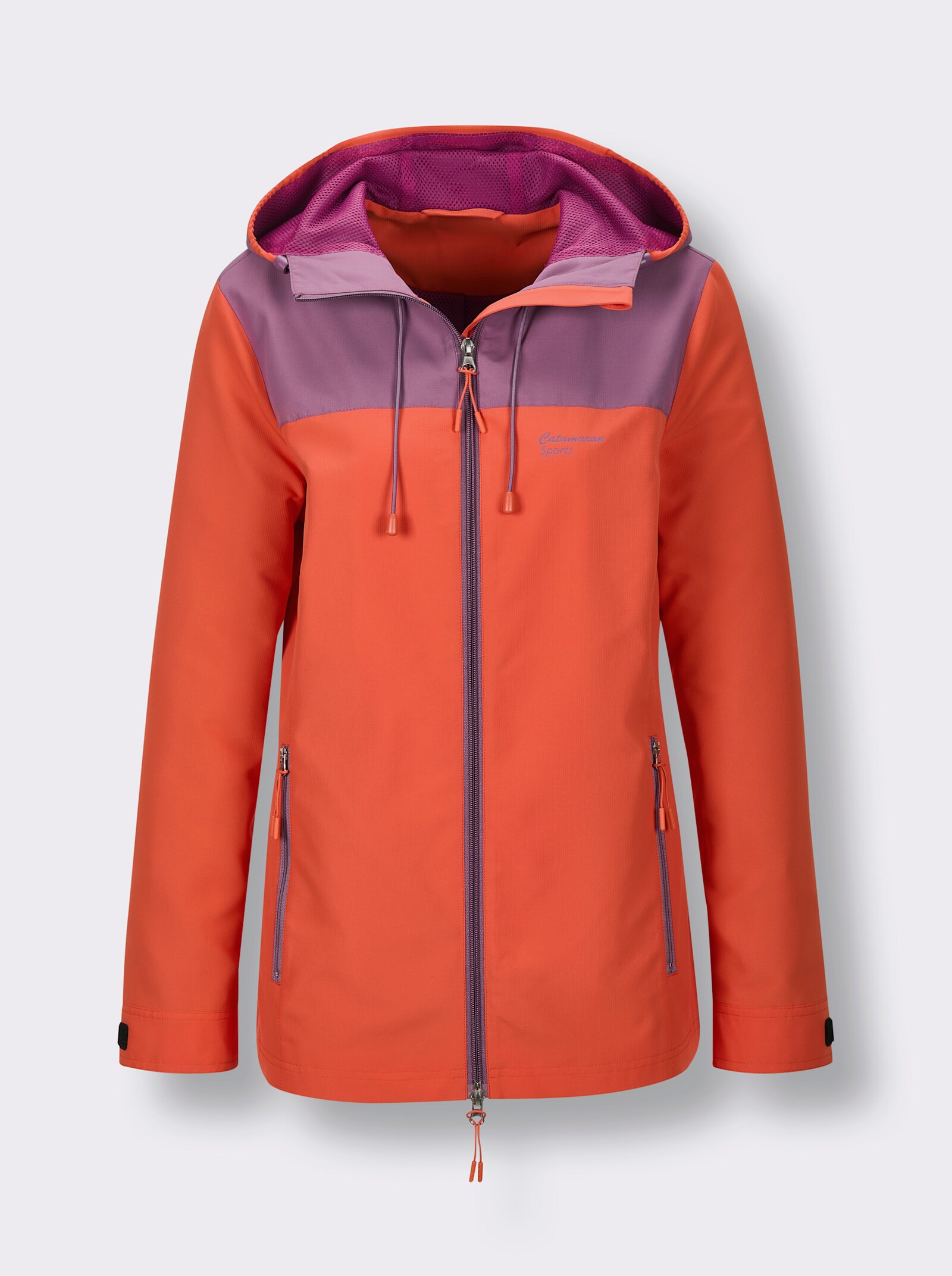 Catamaran Sports Funktionsjacke , wind- und wasserabweisend - orange-violett