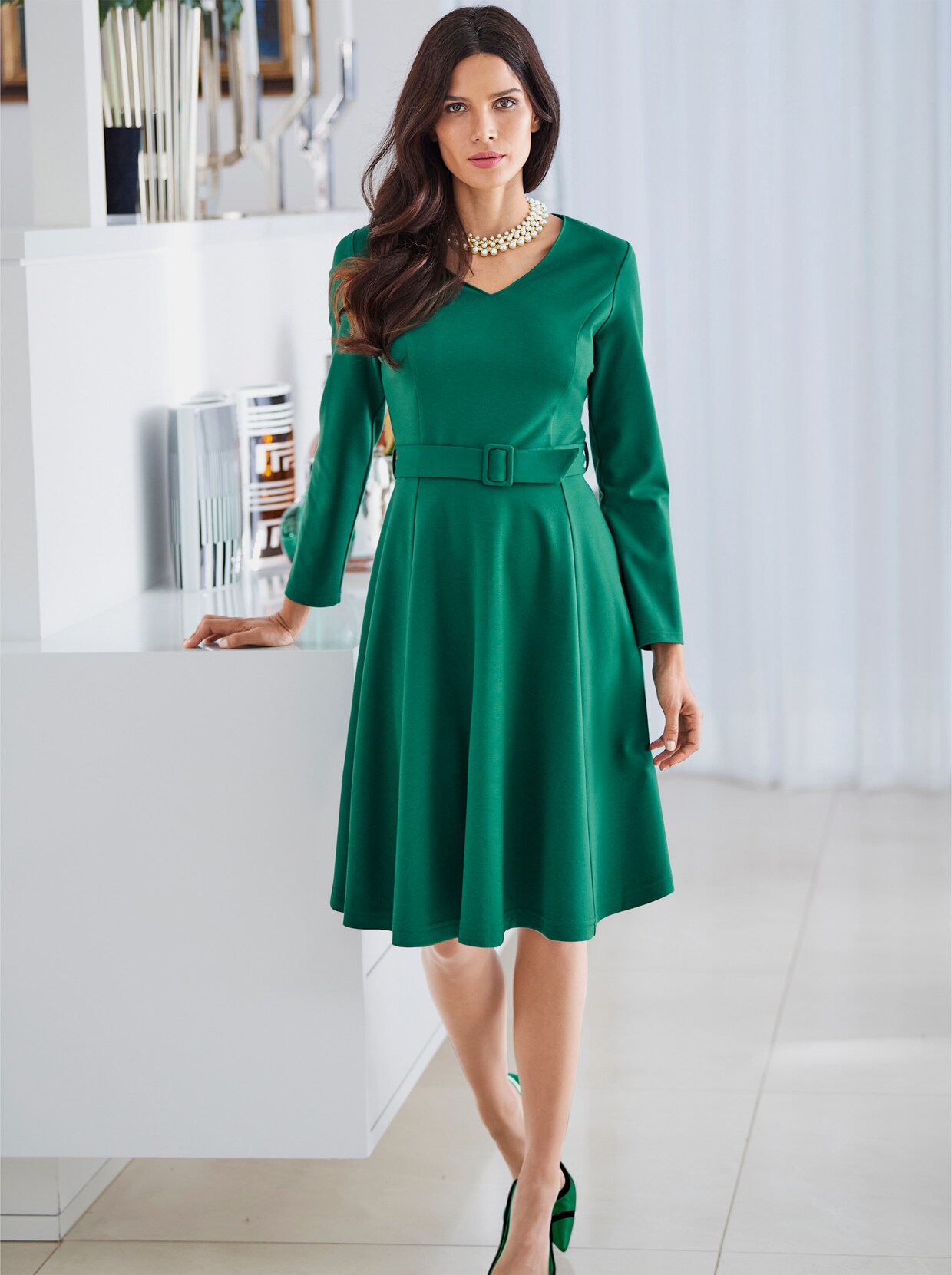 heine Jersey-Kleid - grün
