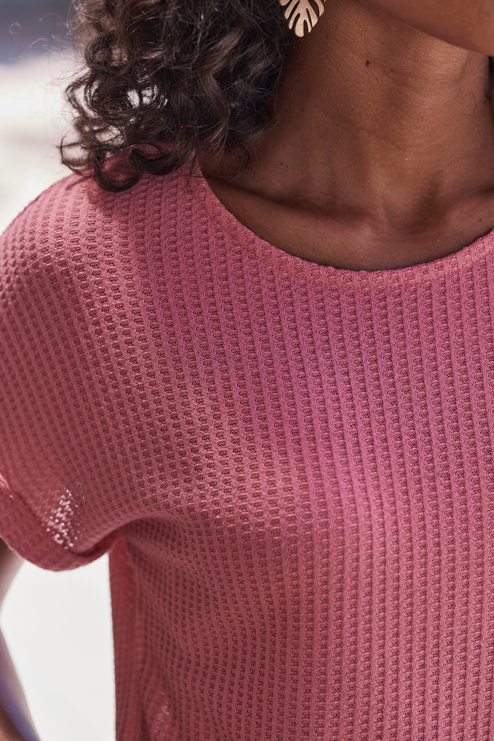 Vivance Kurzarmshirt - rose