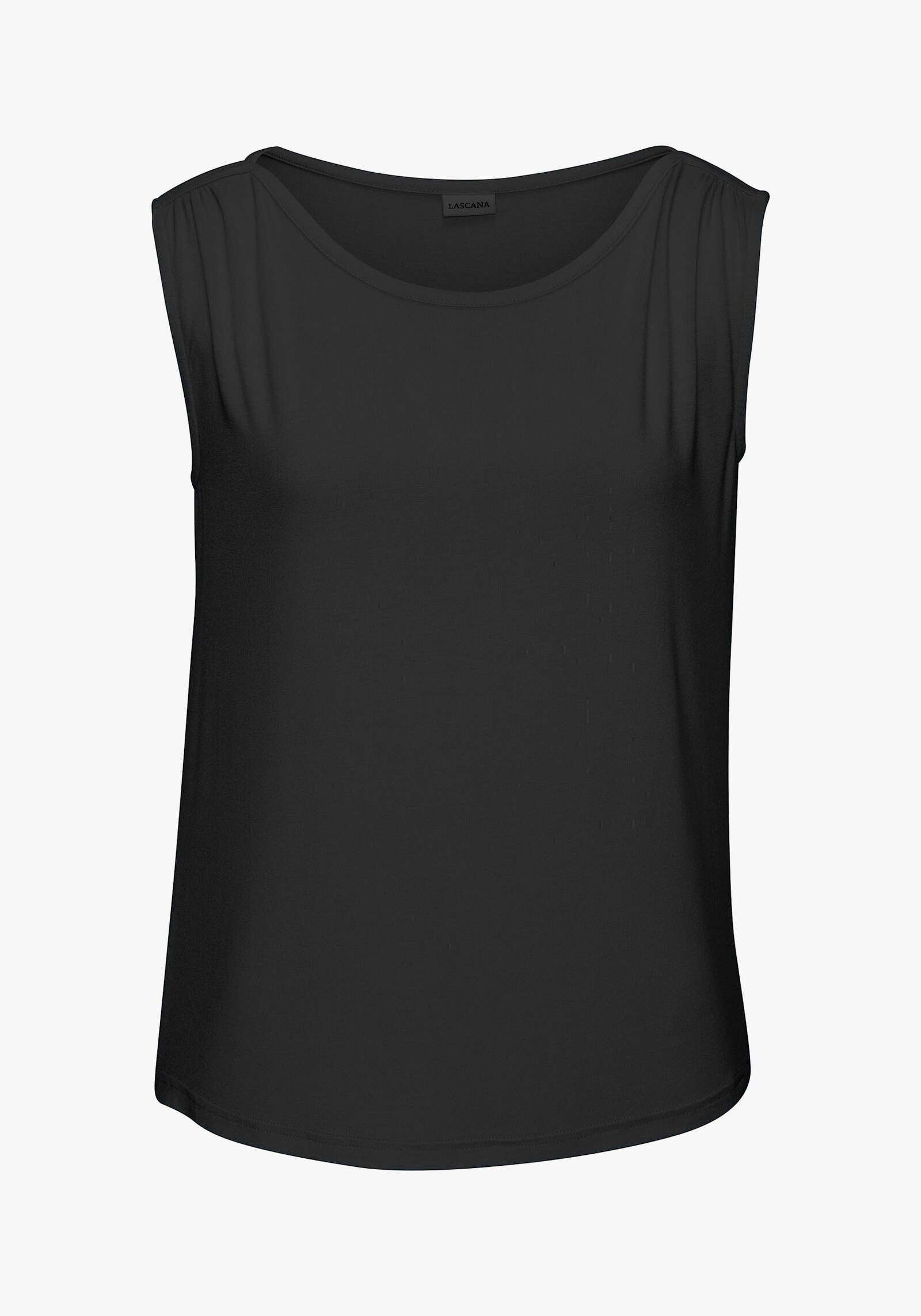 LASCANA Shirttop - schwarz