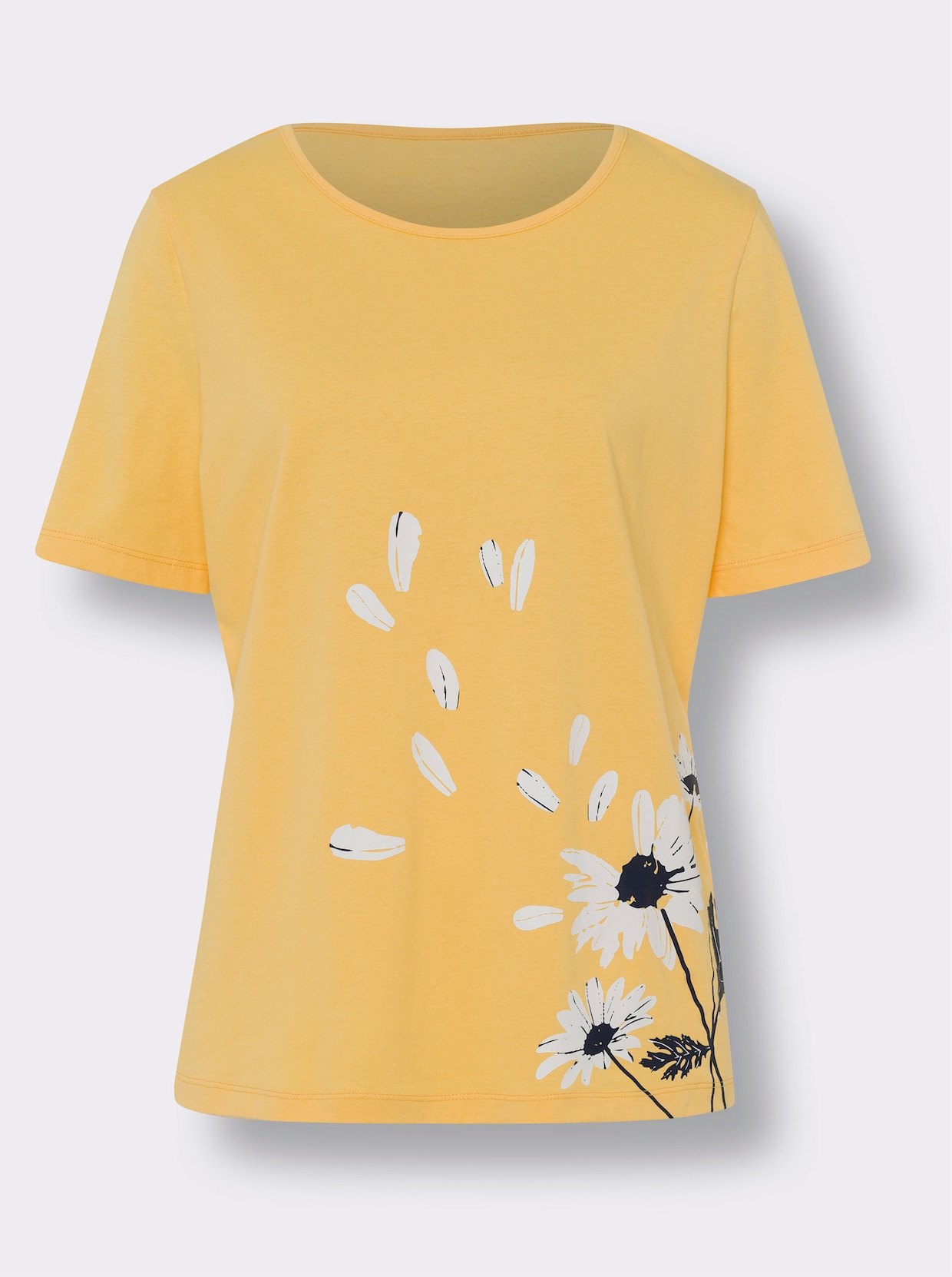 Shirt - geel/wit