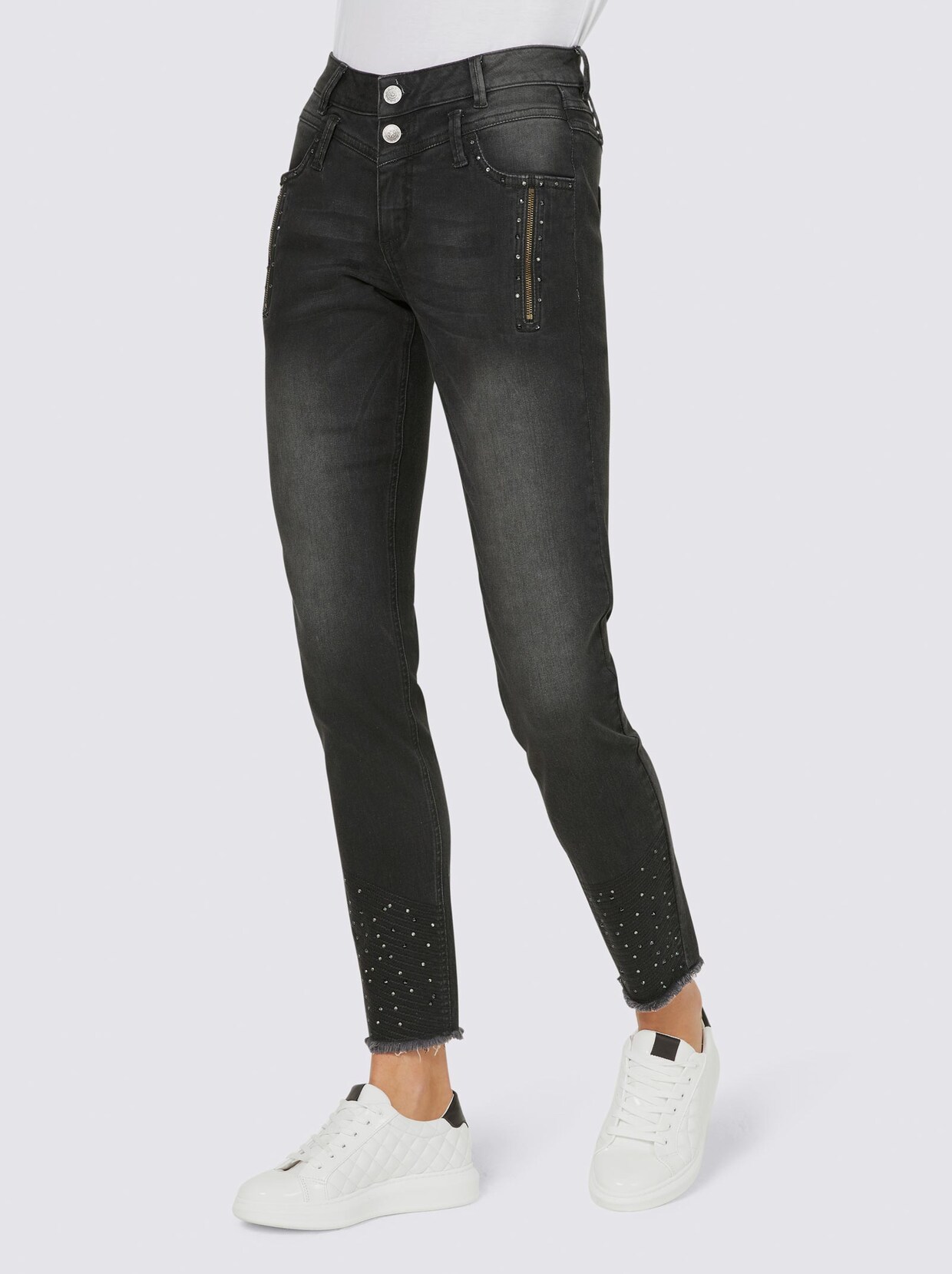 Jeans - graphit denim