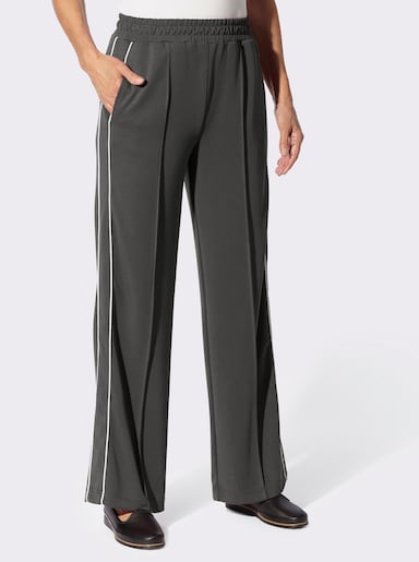 Sweathose in weiter Form - graphit