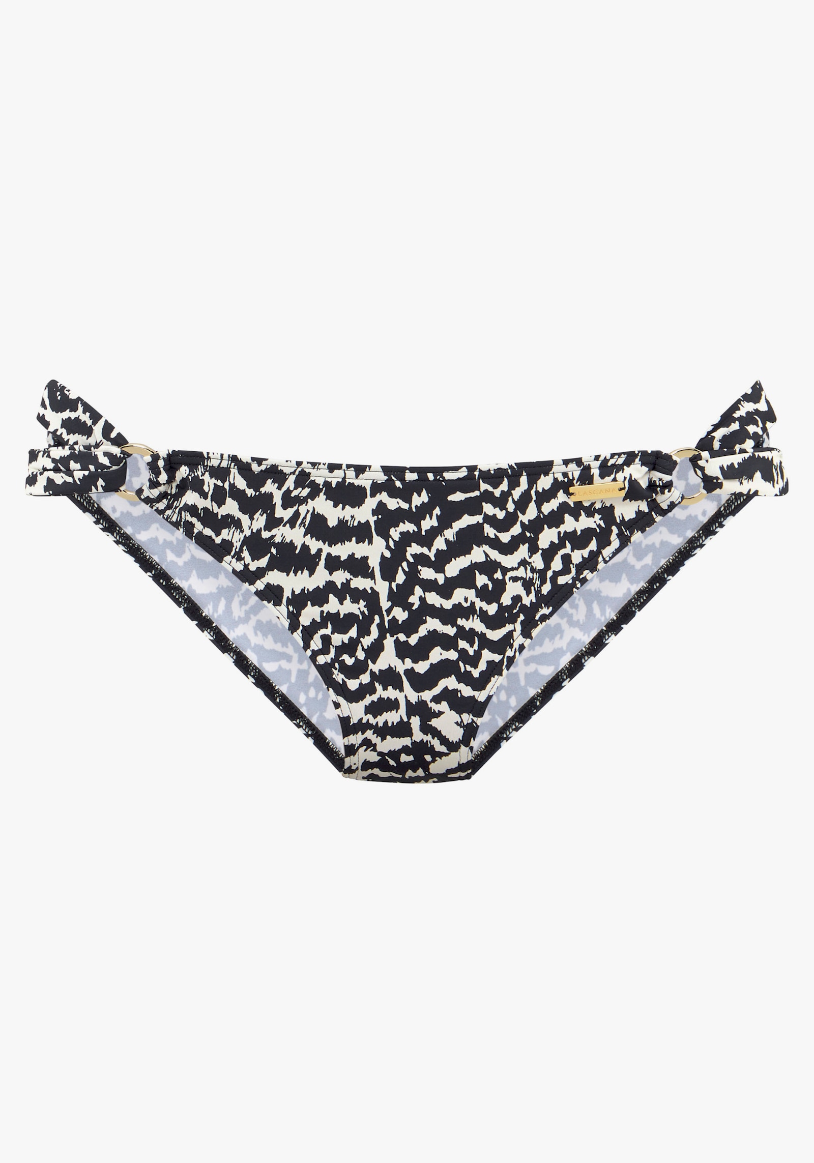 LASCANA Bikini-Hose - schwarz-creme