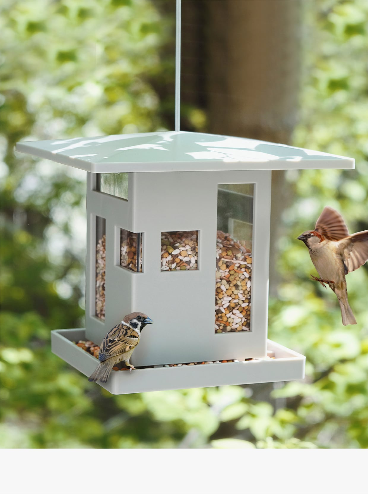 heine home Vogelfütterungsstation - grau