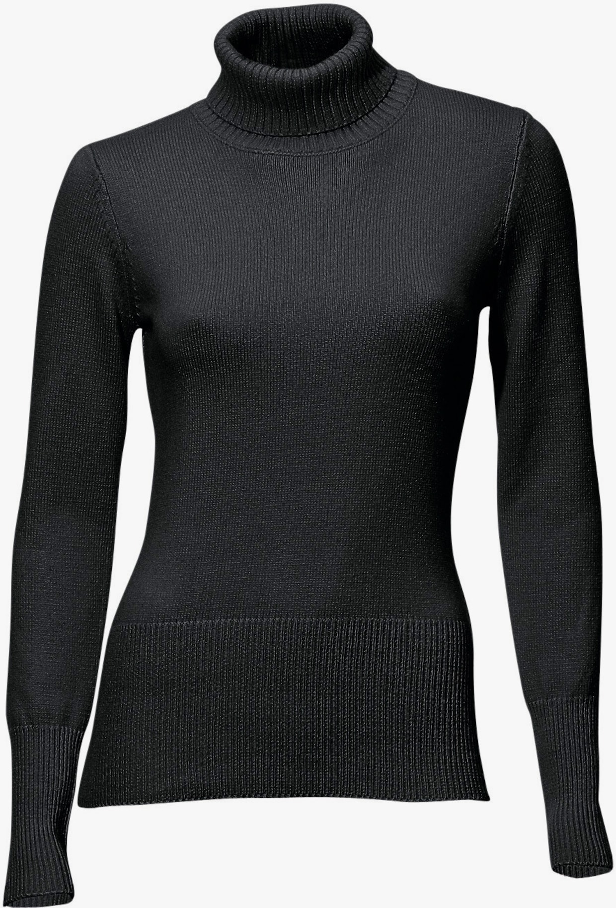 heine Pull col roulé - noir