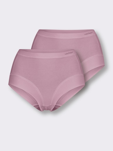 wäschepur Taillenslip im 2er-Pack - mauve