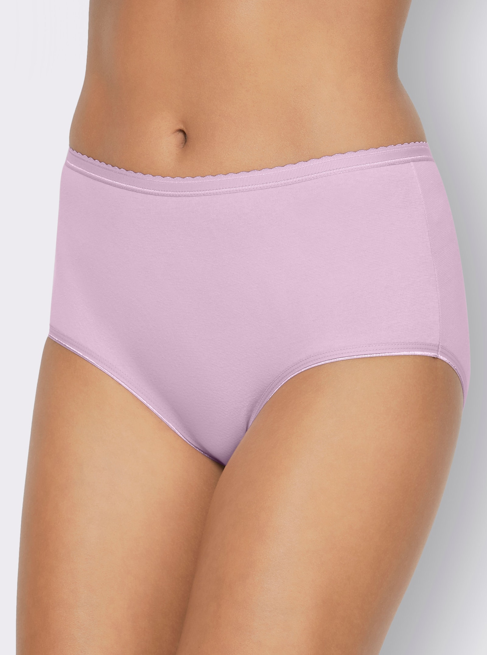 Kalhotky s pasem a bavlněným klínkem, bavlna - různé barvy