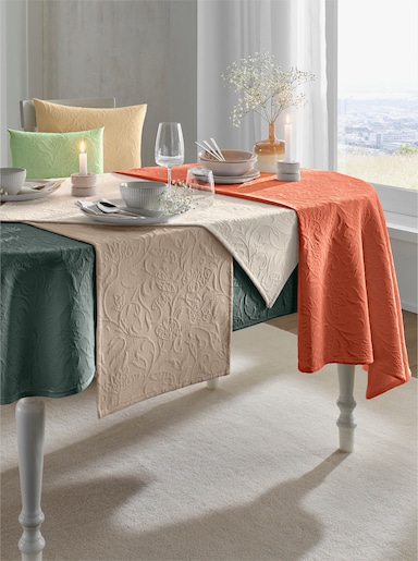 Tischdecke - champagner