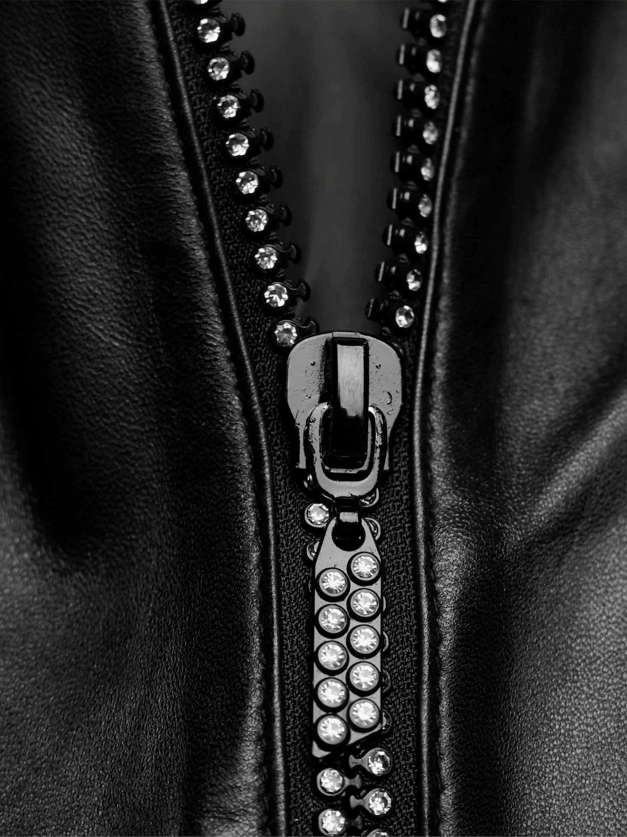 Mainpol Lederblazer mit handschuhweichem Griff - schwarz