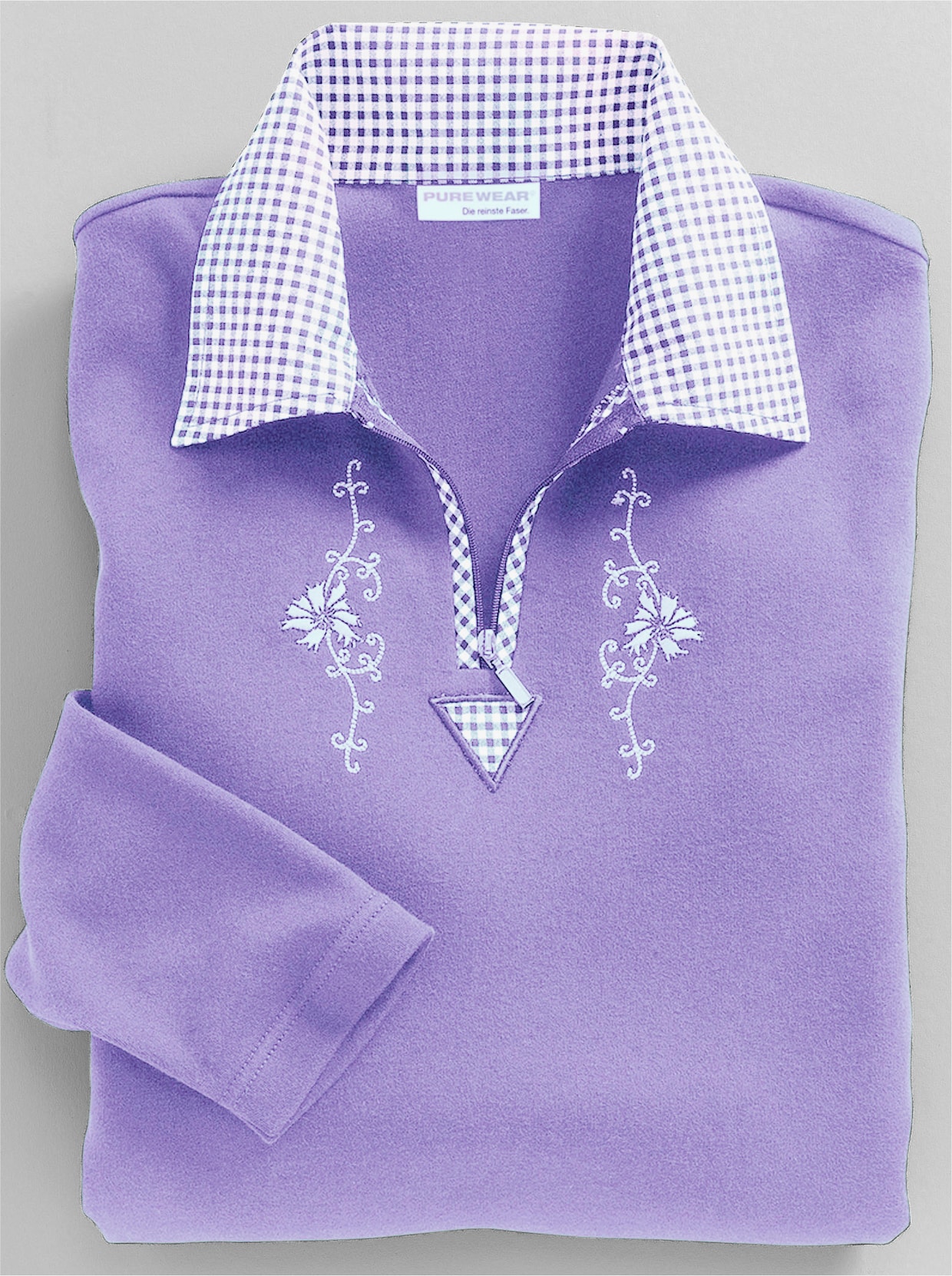 Traditioneel shirt - lavendel