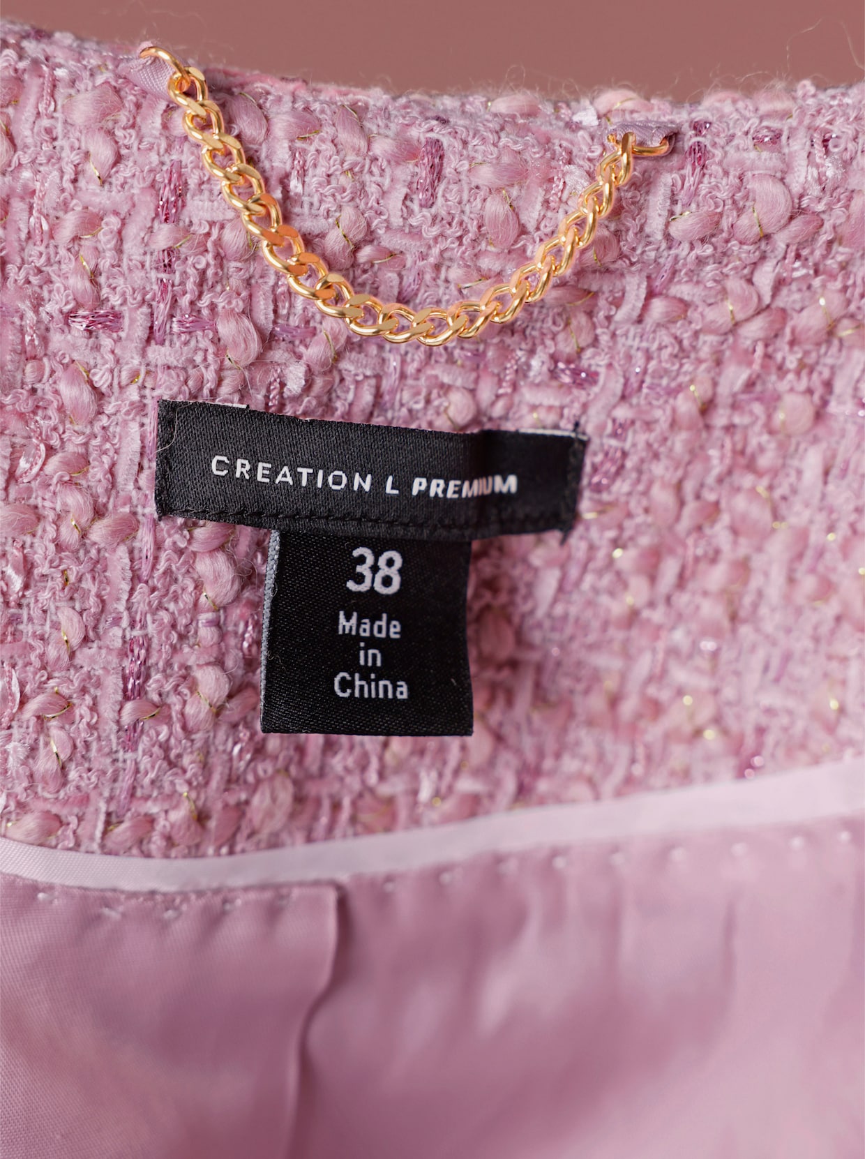 CREATION L PREMIUM Bouclé-Blazer - rosé