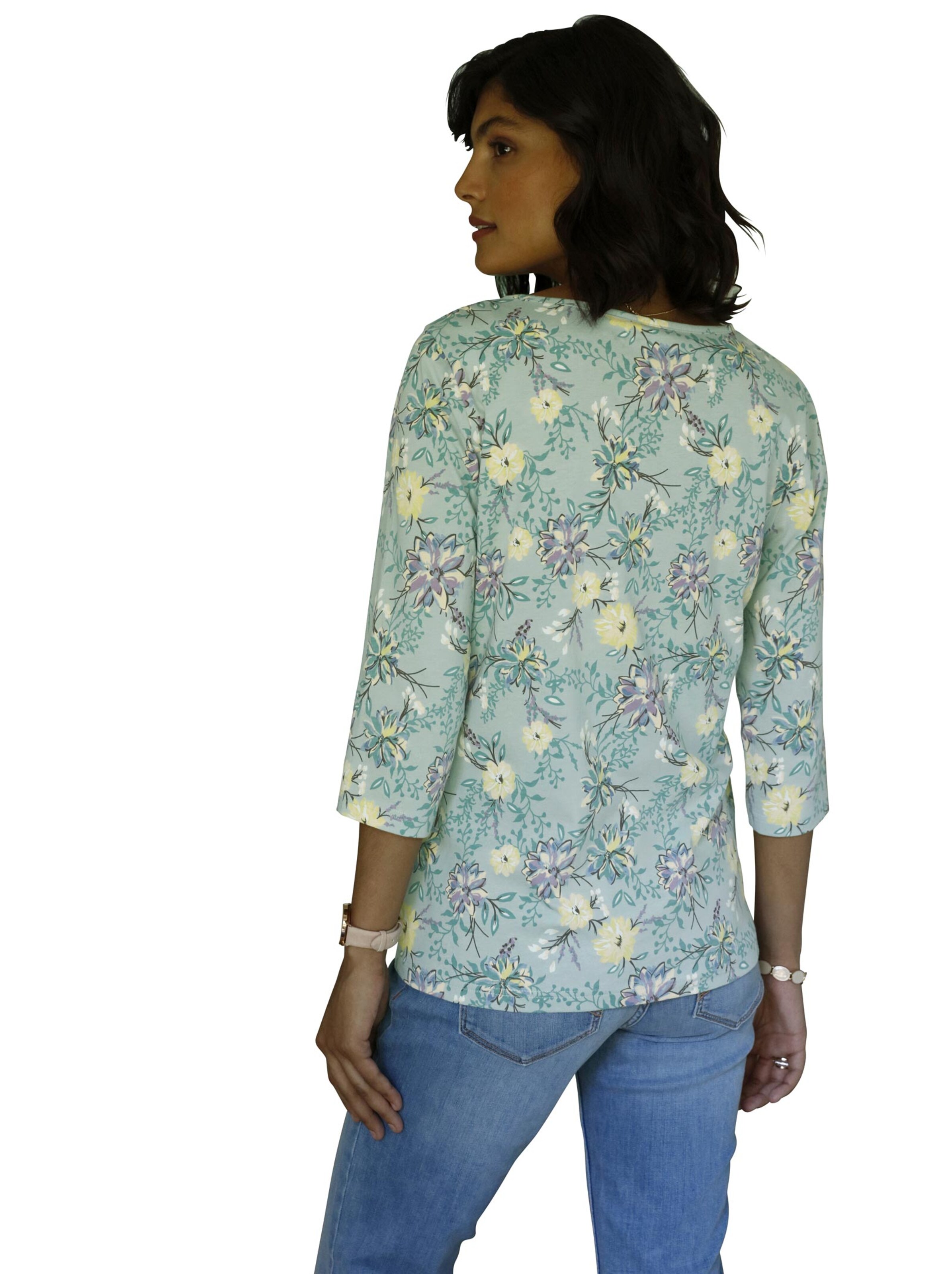 Shirt - kalkmint-bedruckt