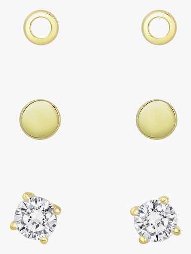 3-tlg. Set - Silber vergoldet 925