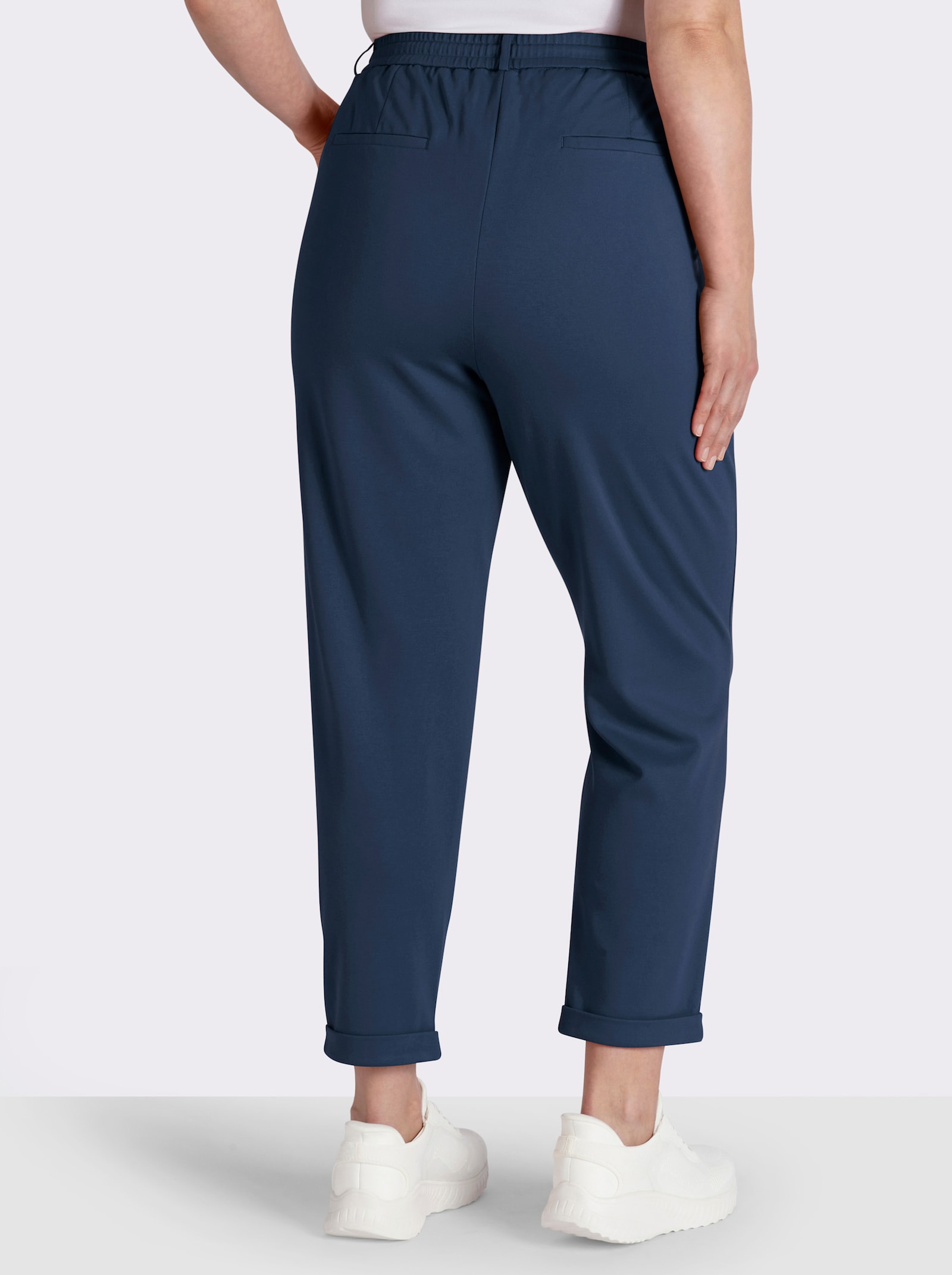 Jogg Pants in Interlock-Qualität - dunkelblau