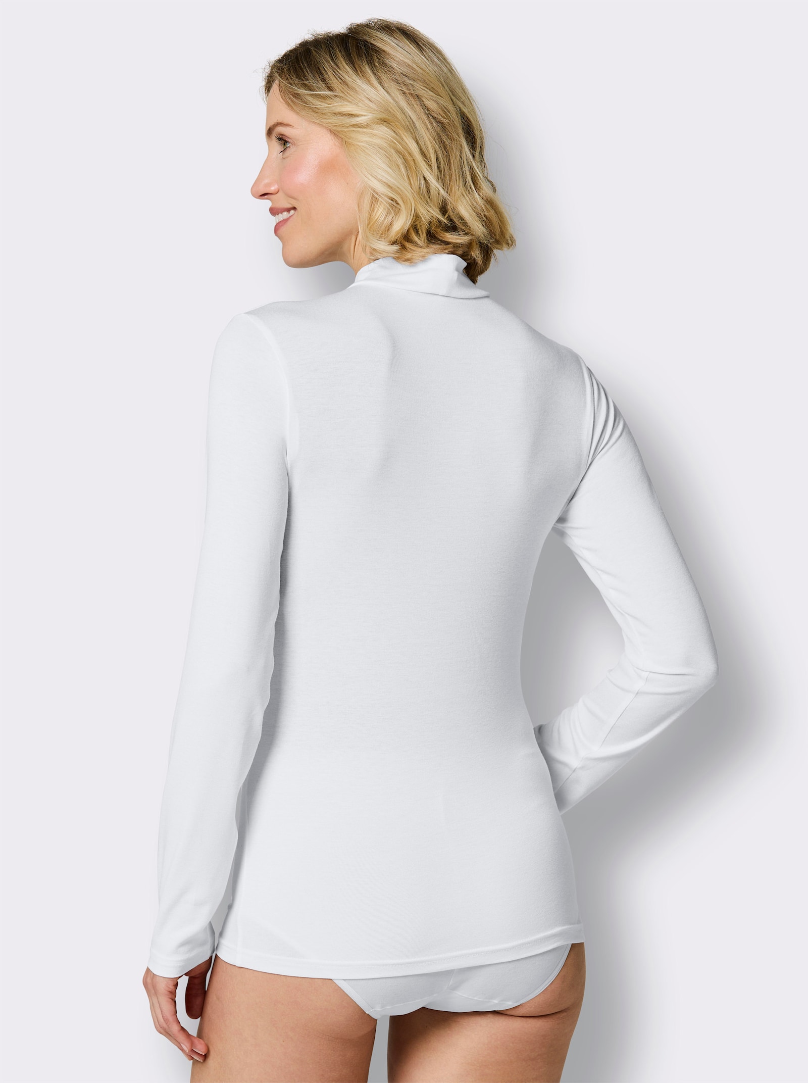 wäschepur Langarm-Shirt - weiß