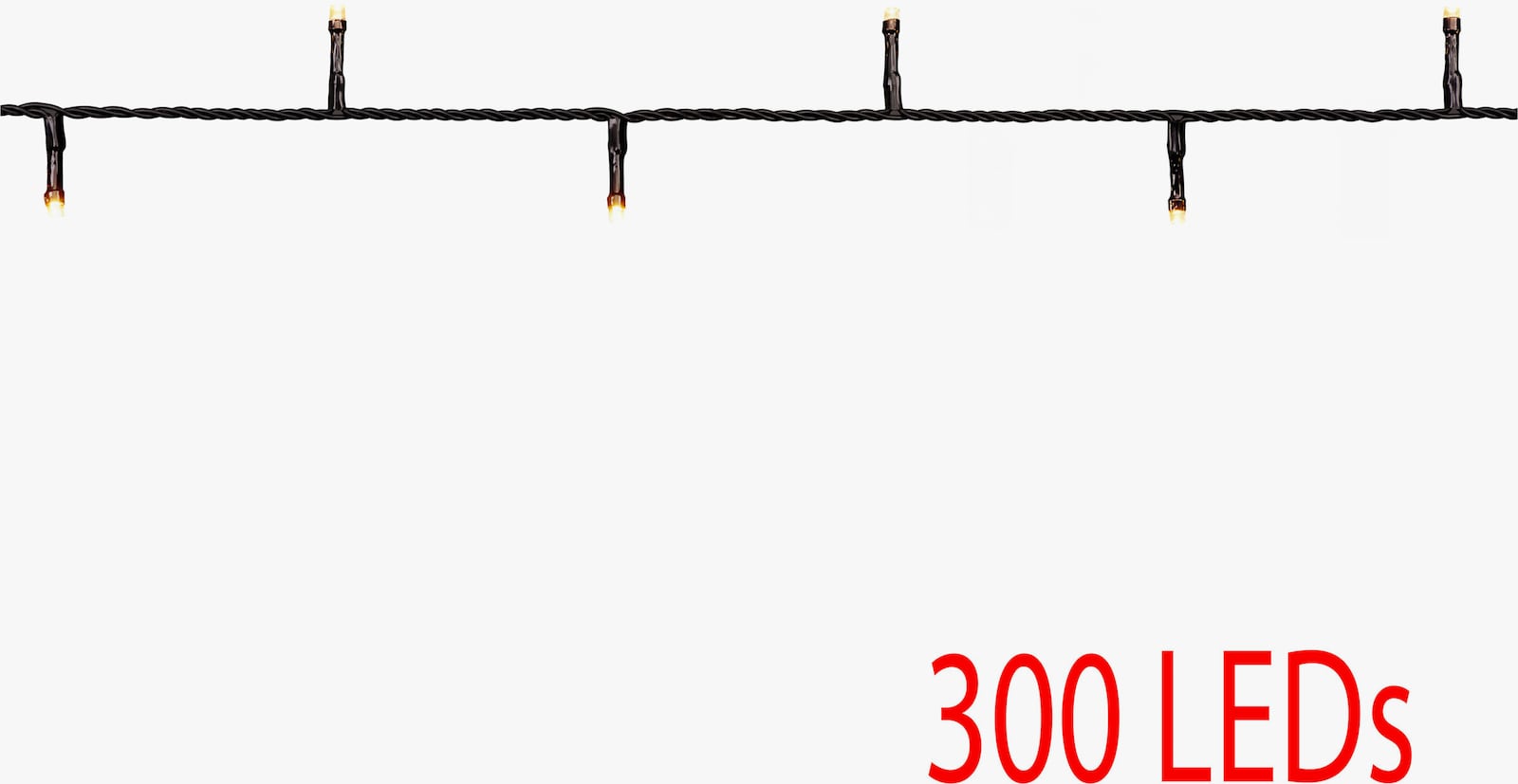 BONETTI LED-Lichterkette - rot