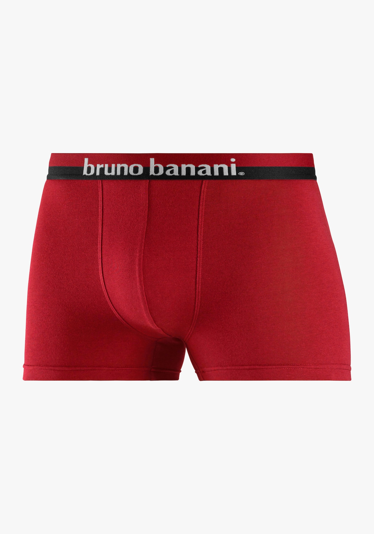 Bruno Banani Boxer - grau-meliert, bordeaux, rot, schwarz