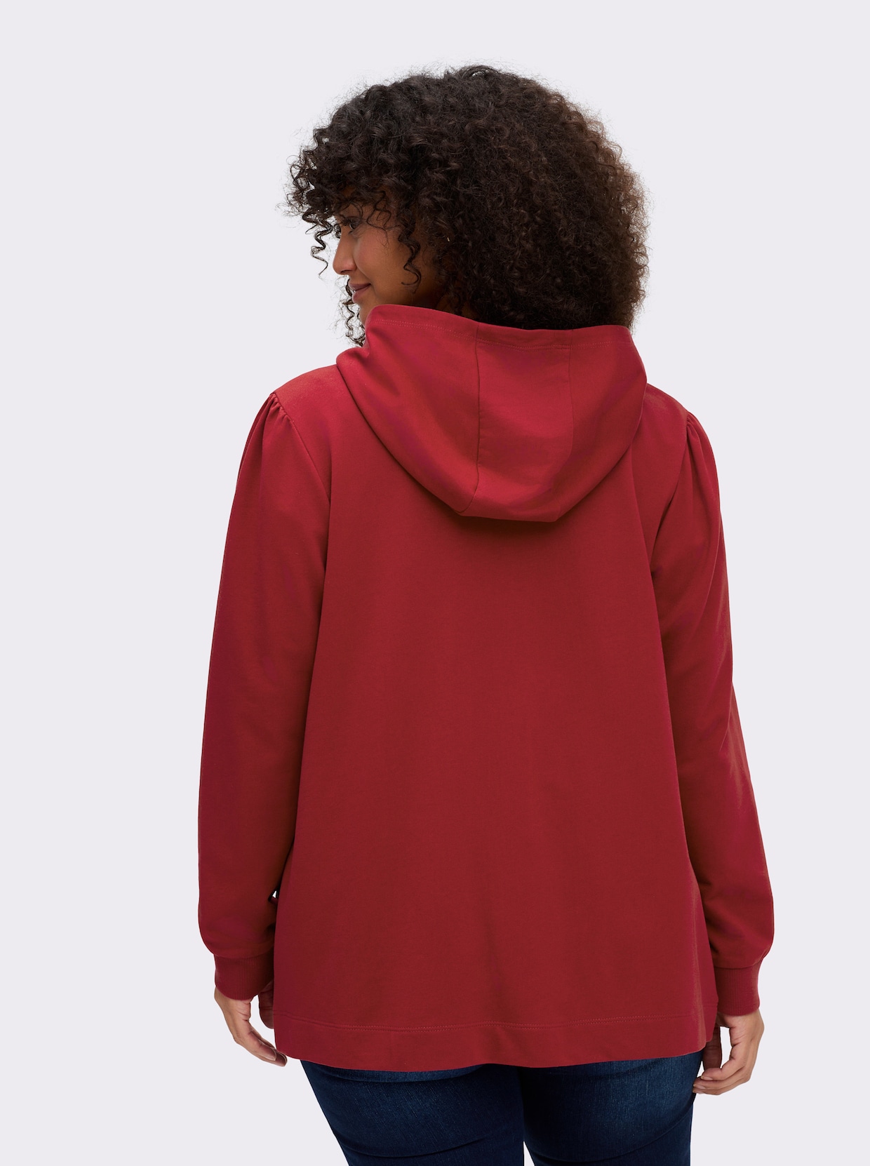 sheego Sweatjacke - kirsche