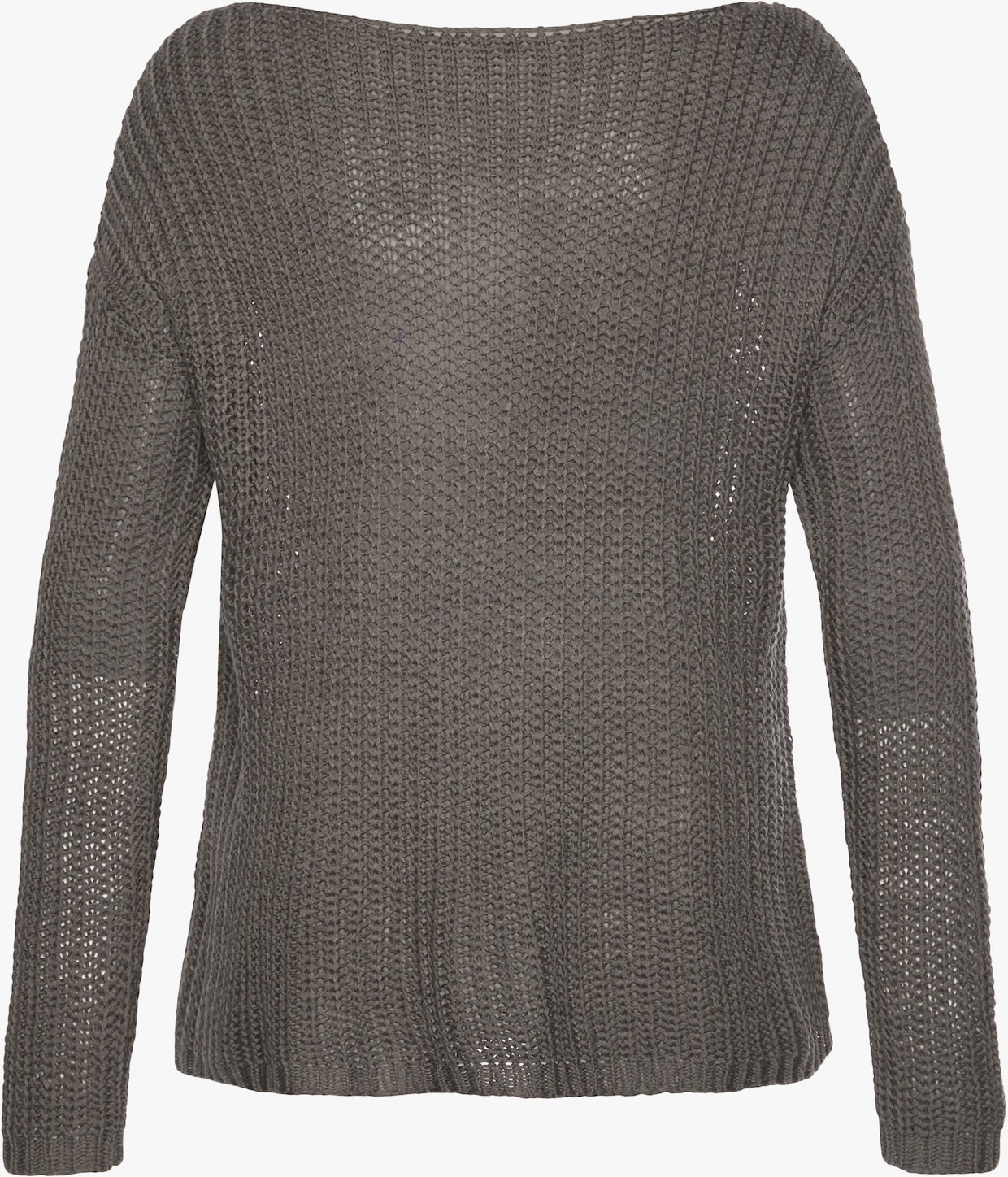 LASCANA Pullover met ronde hals - kaki