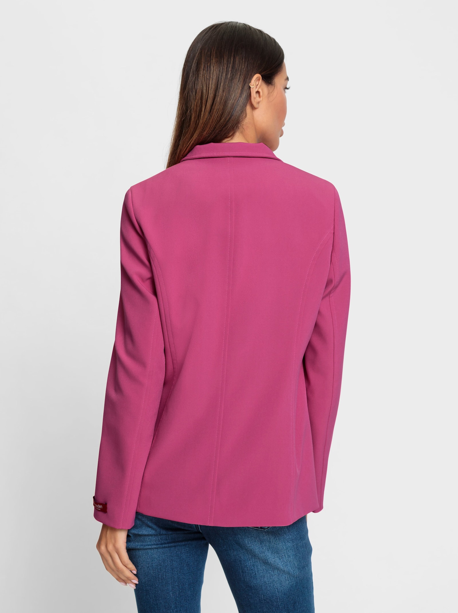 heine Vrijetijdsjack met siernaden - fuchsia