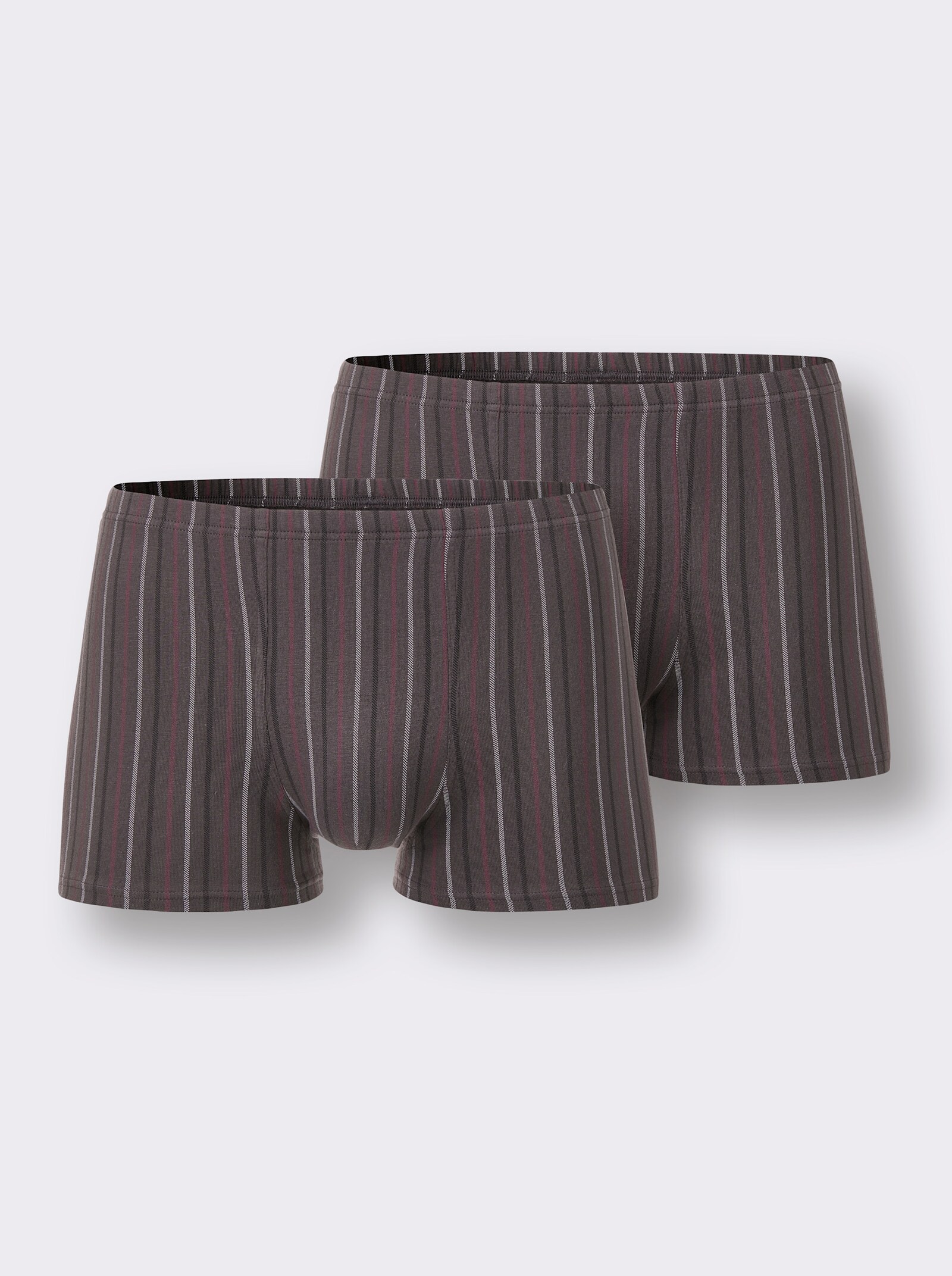 Comte Pants - anthrazit-grau-gestreift