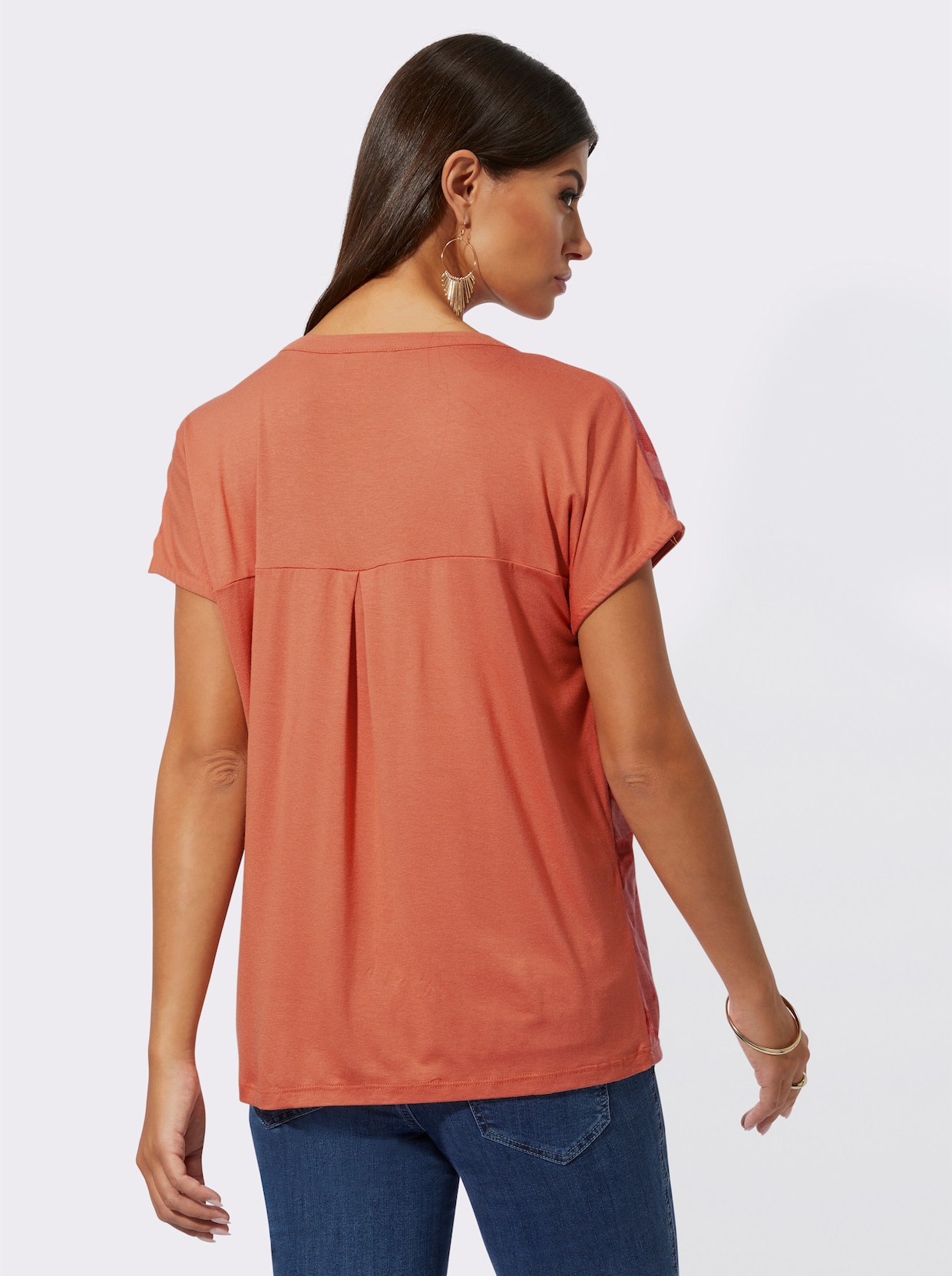 2-in-1-Shirt - papaya