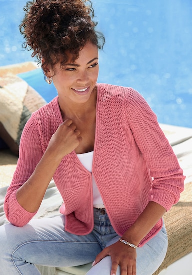 Vivance Strickjacke - beere