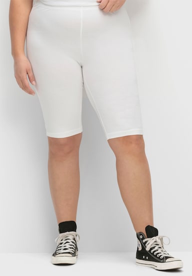 sheego Radlerhose - weiss