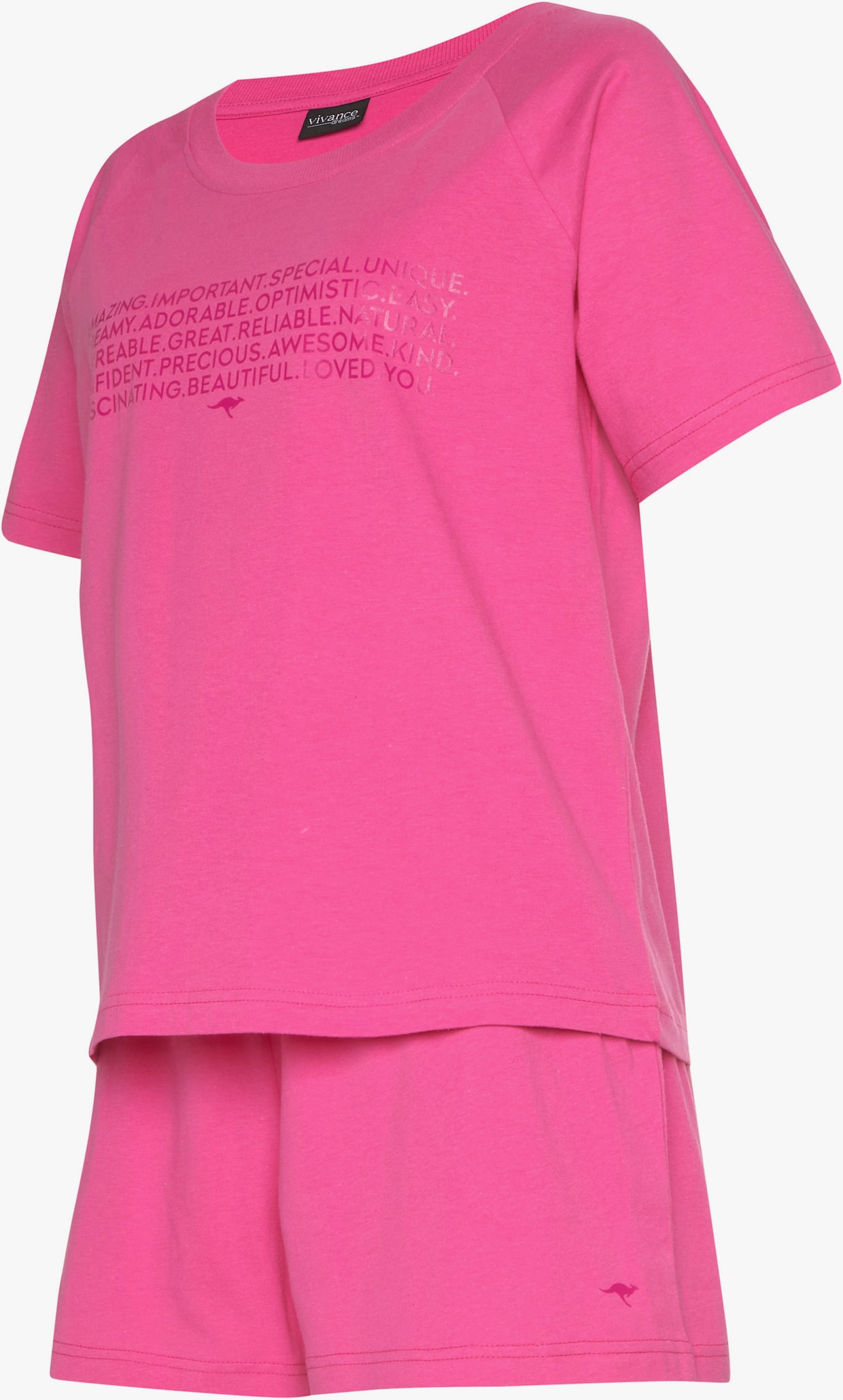 KangaROOS shortama - pink