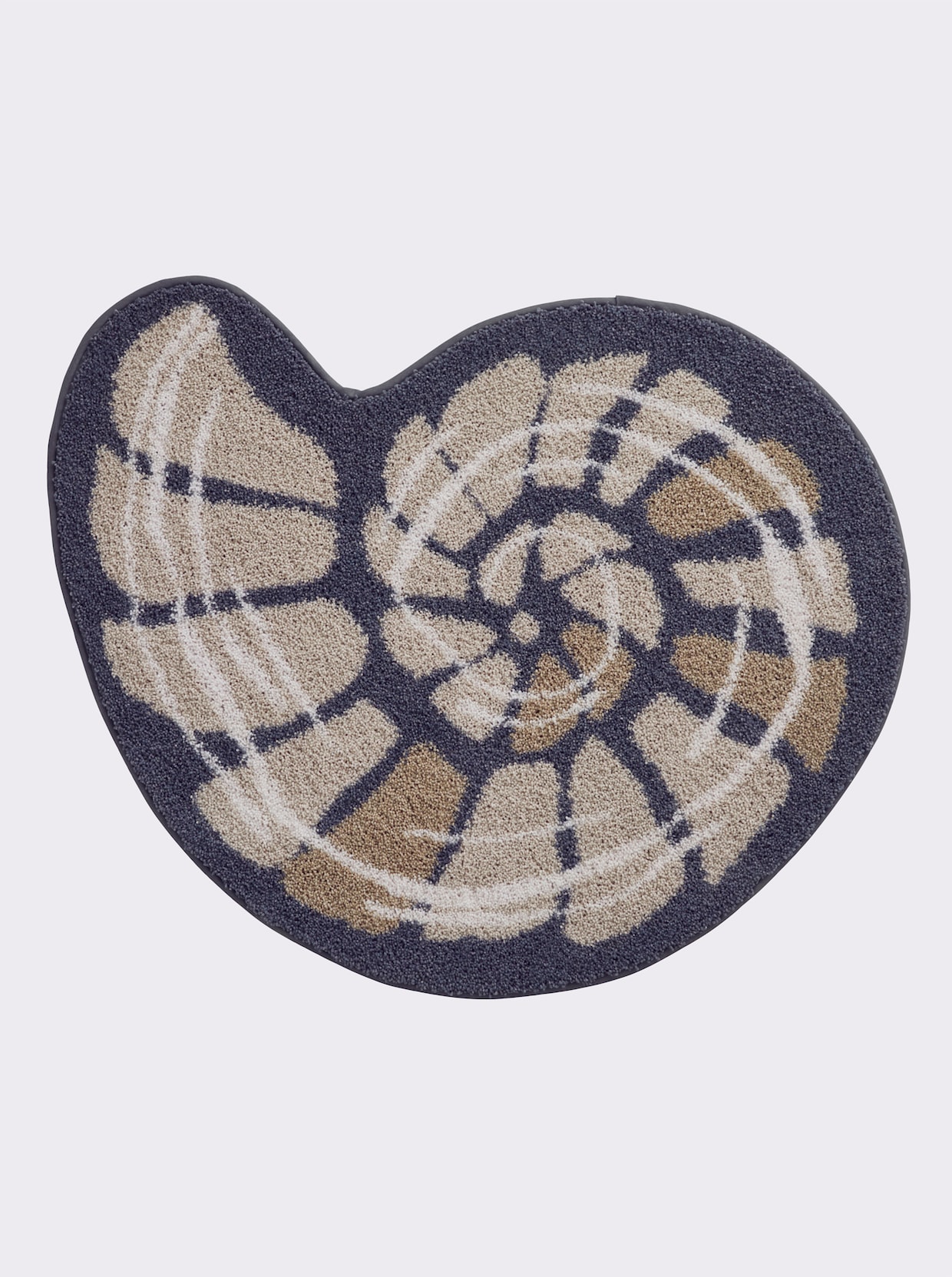 Salonloewe Tapis de bain - gris à motifs