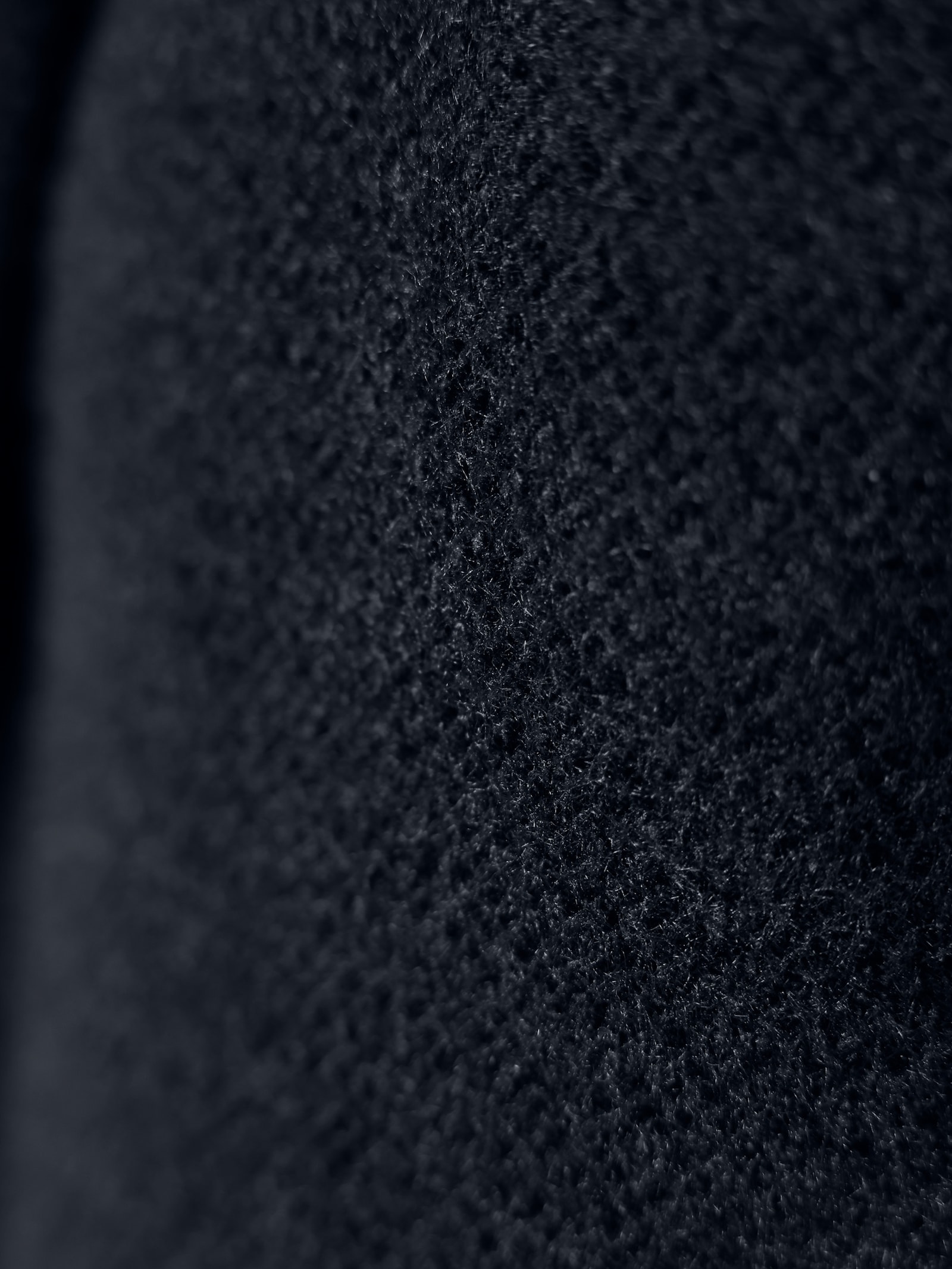 Strickweste in Longform - marine